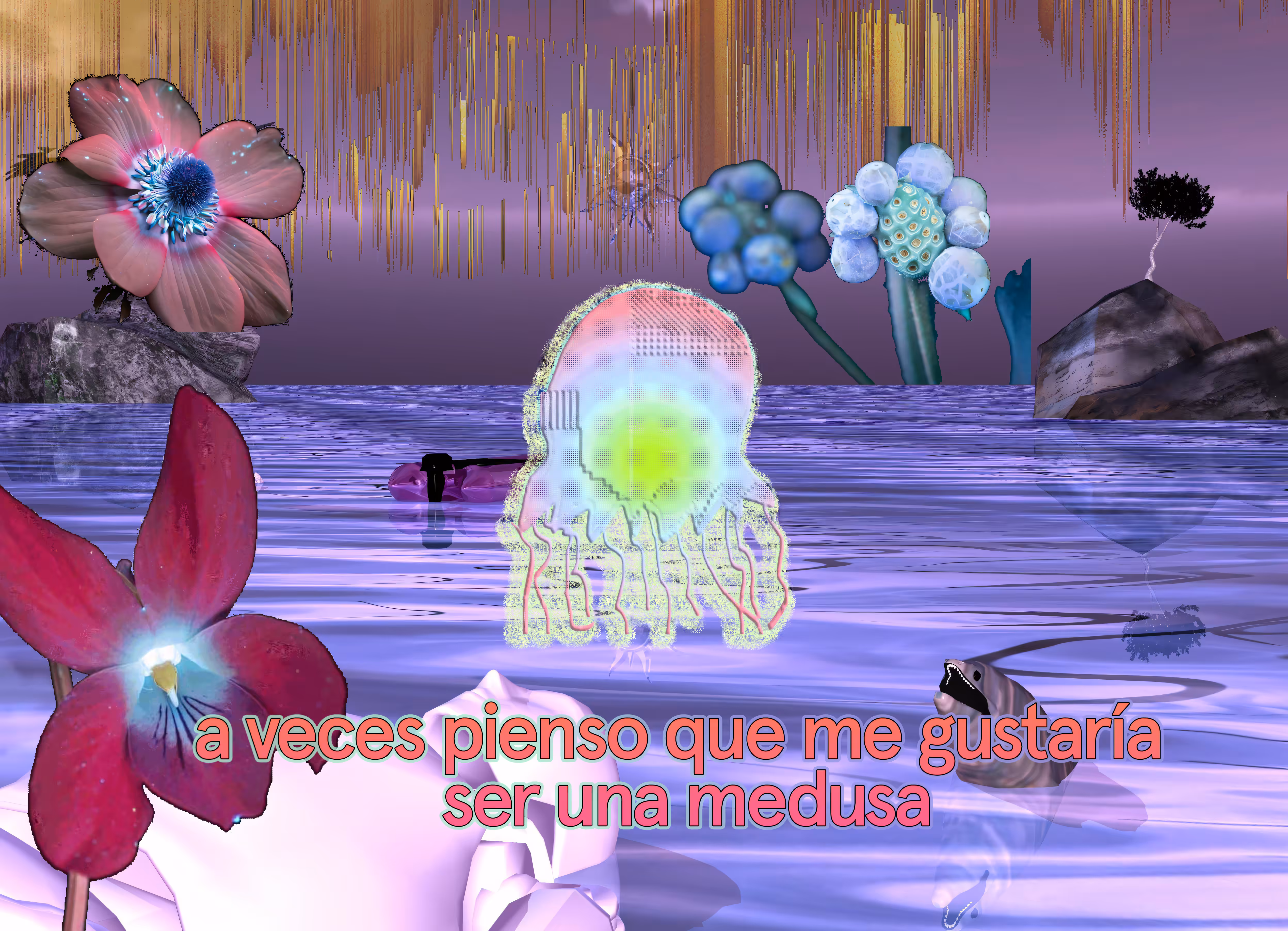 a veces pienso que me gustaría ser una medusa