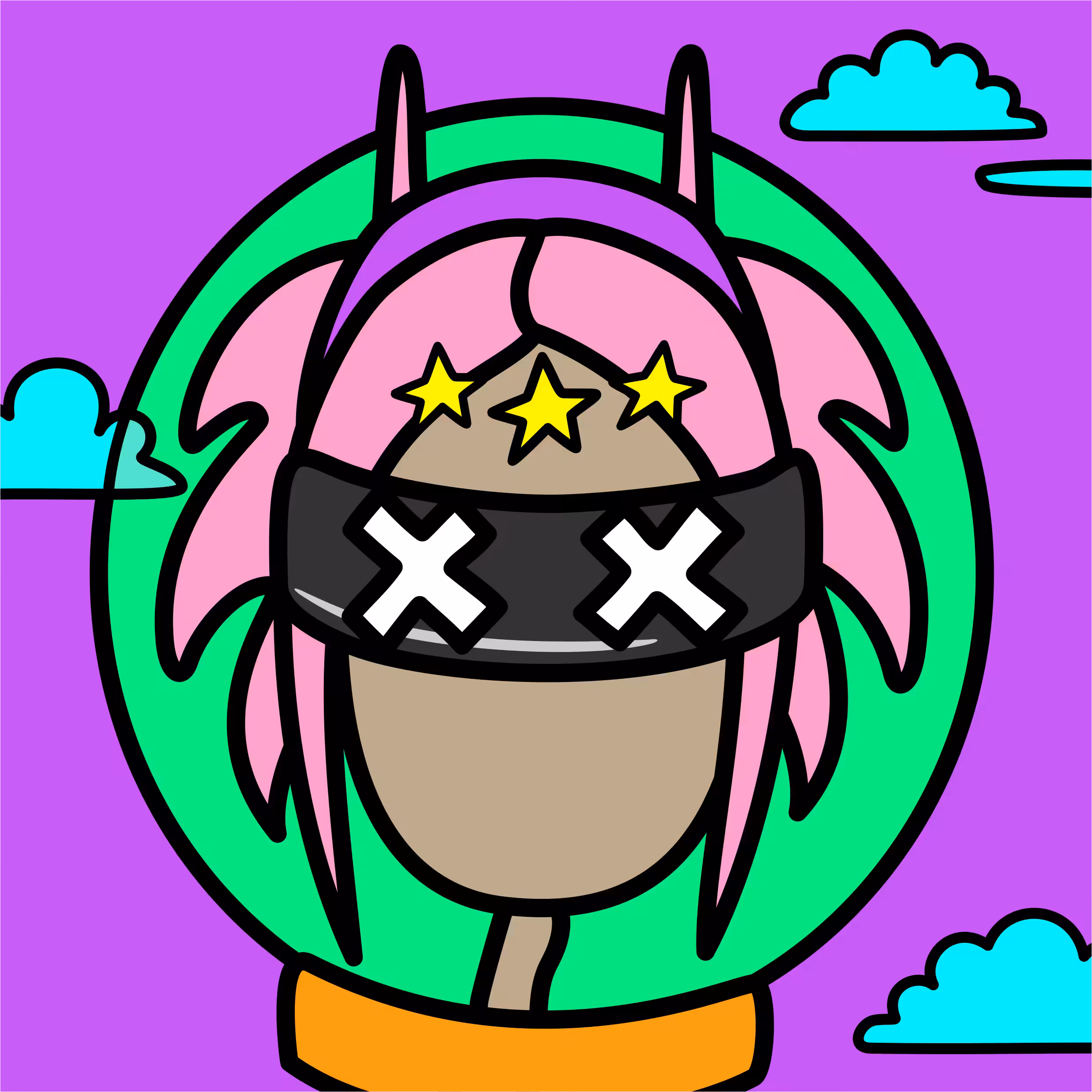 Cyber space girl