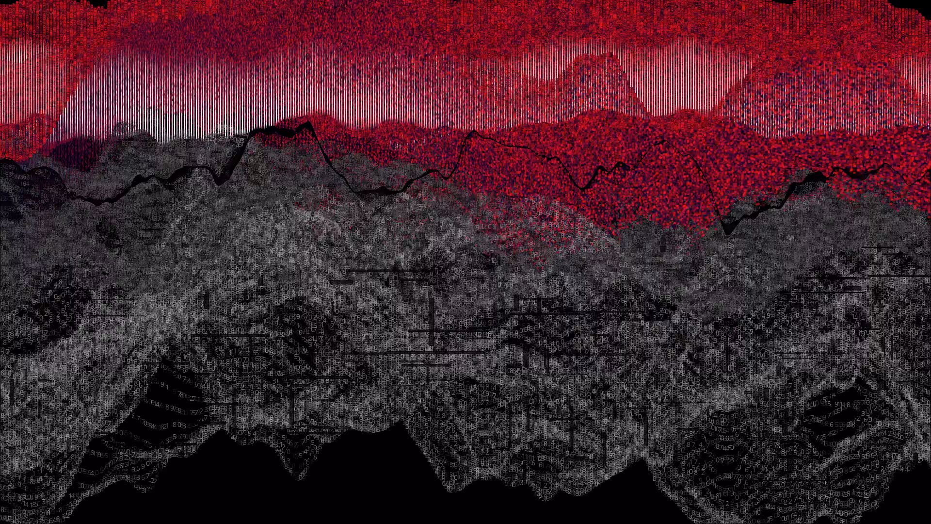 Pixel rain in a data landsacape #162