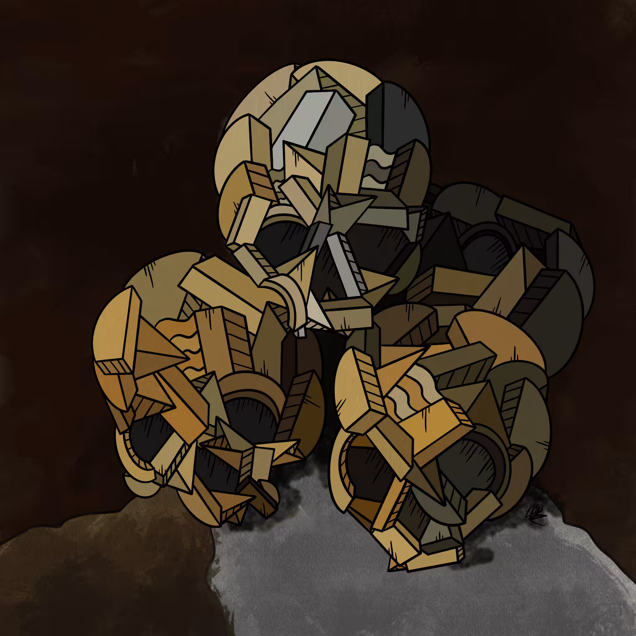 PYRAMID OF SKULLS #5