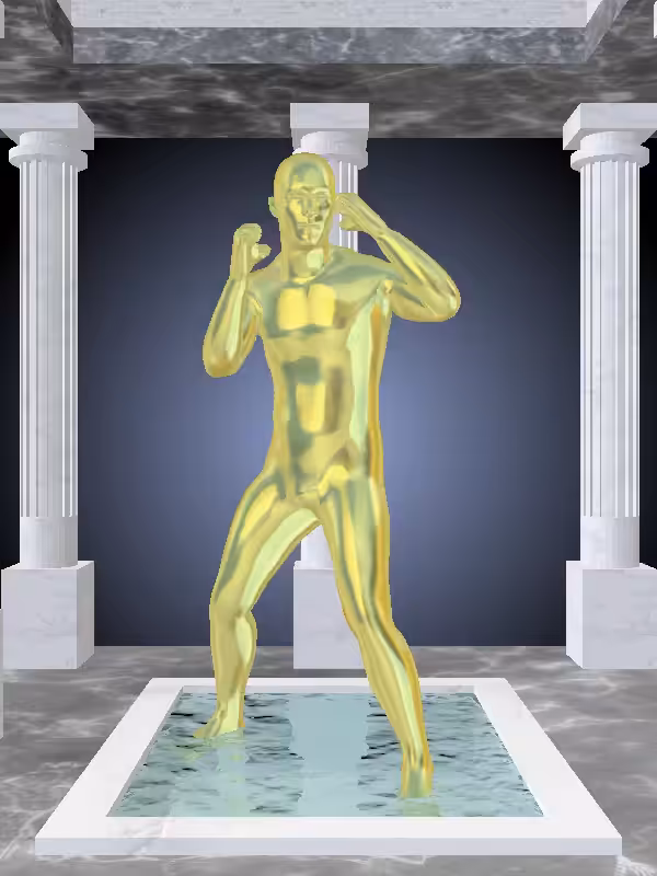 HeavenComputer: The Punching Green-Golden Goblet Man #4928