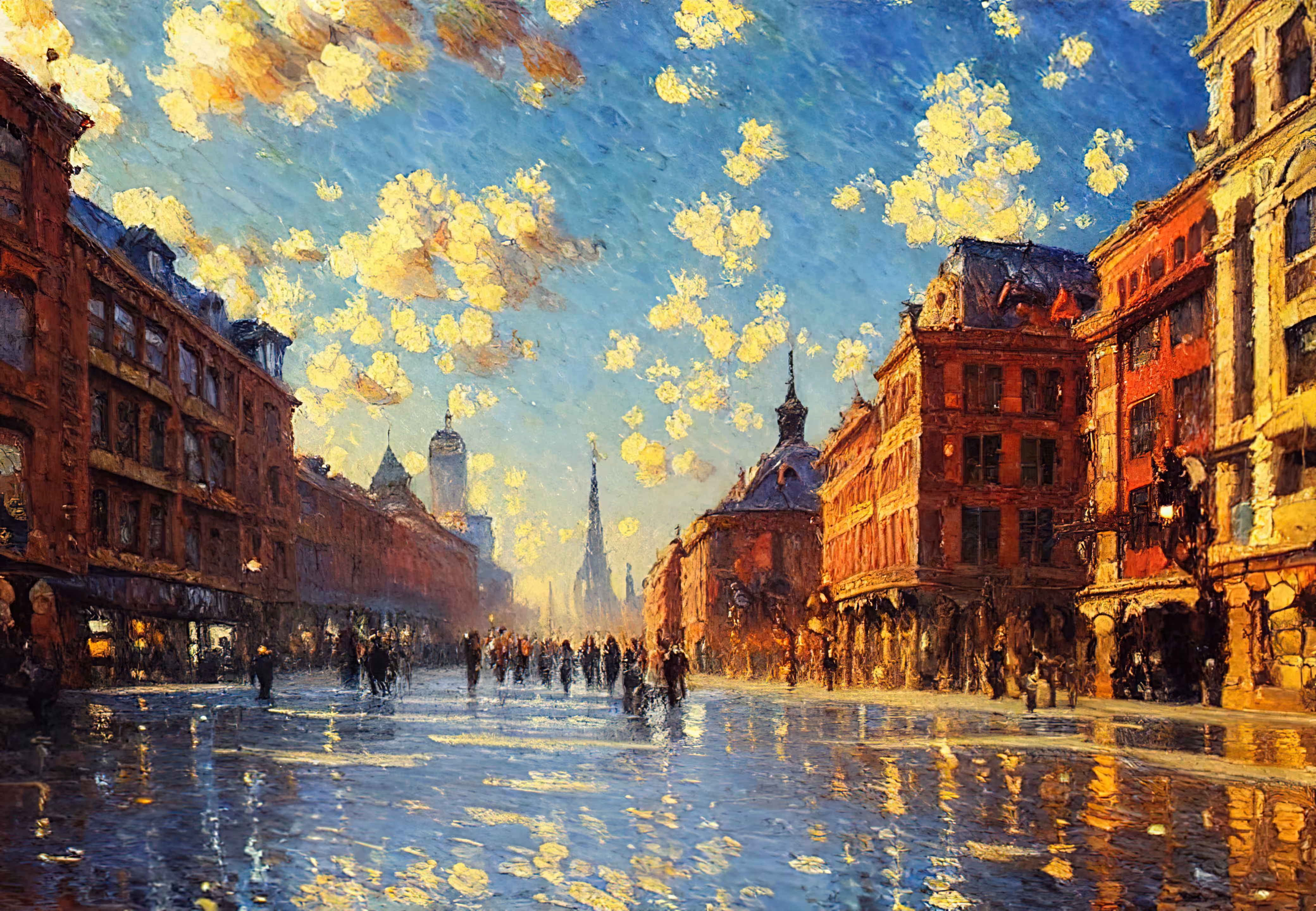 pAInting: City Life #7