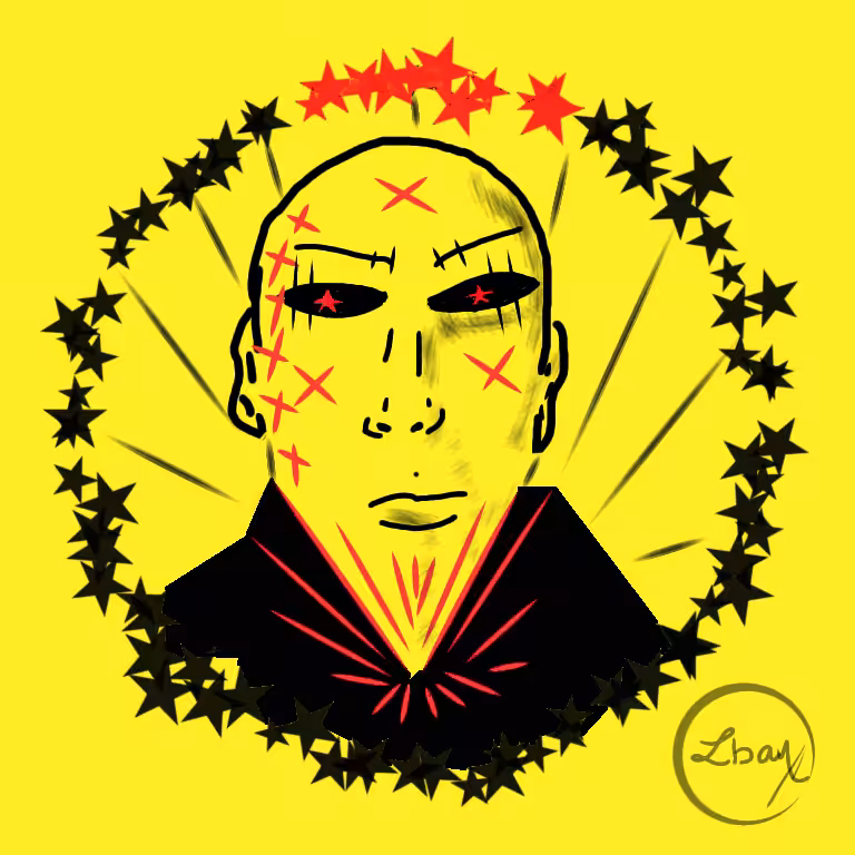 The man in yellow