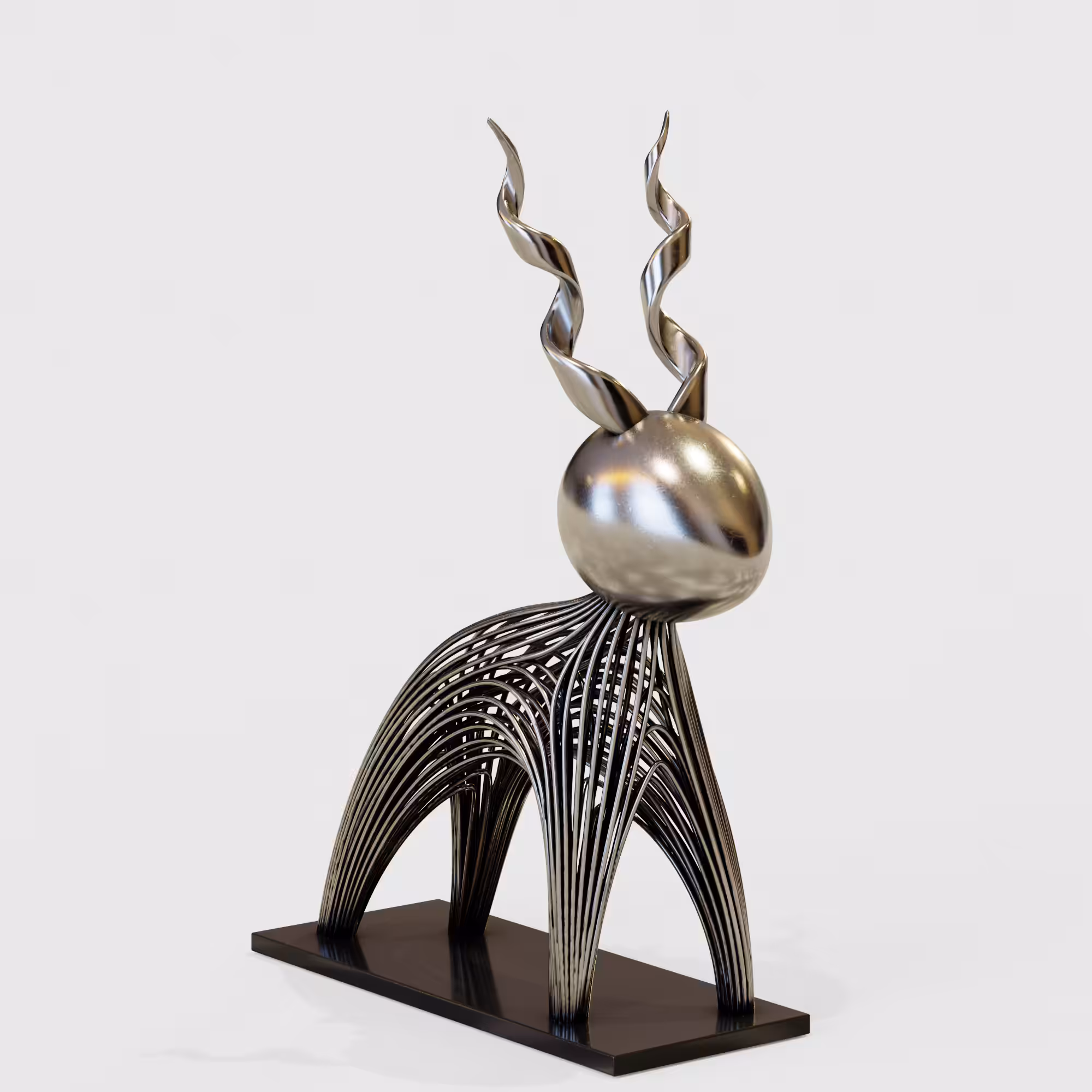 Markhor - Wire Sculpture 07