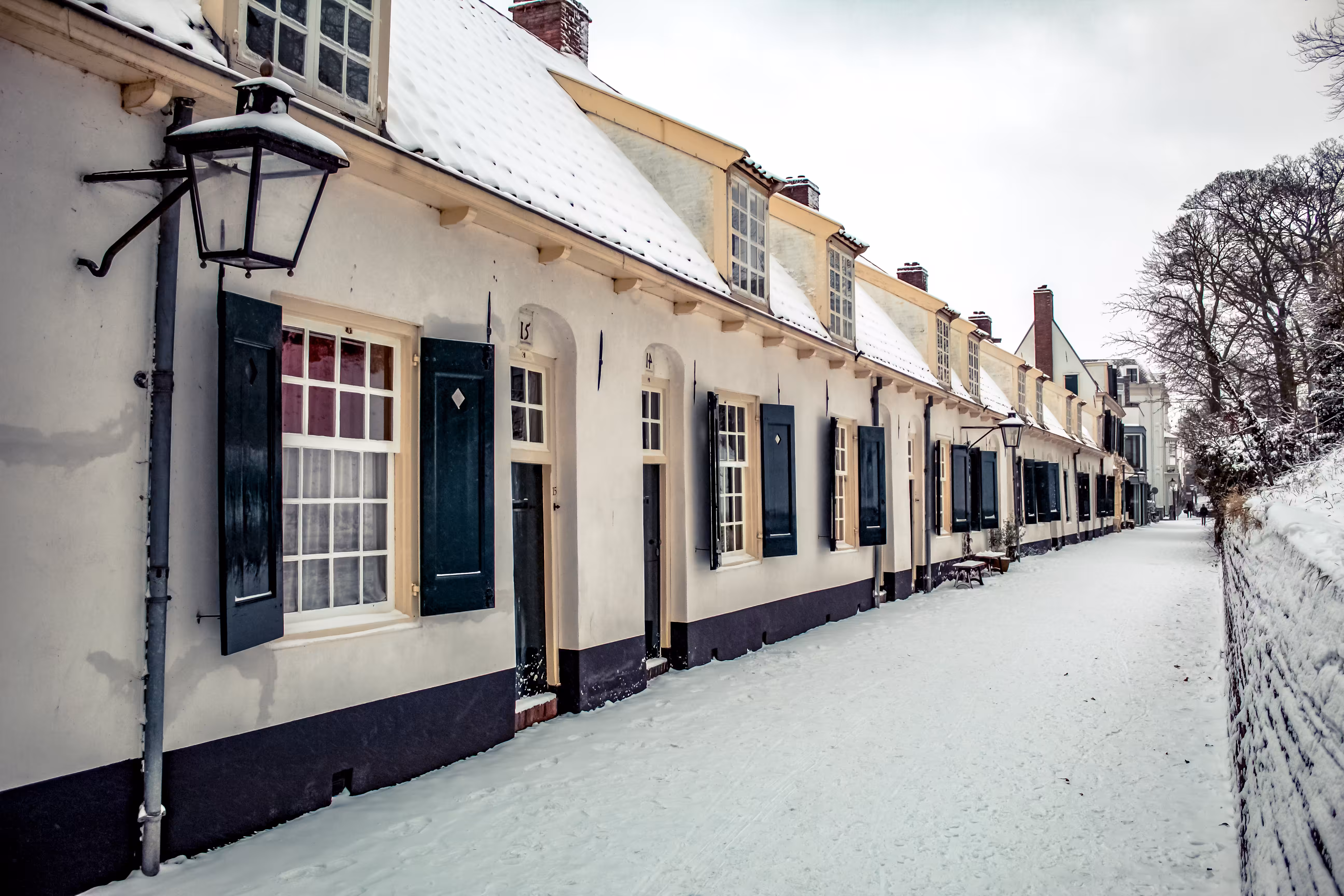 Utrecht Terraced House in Winter