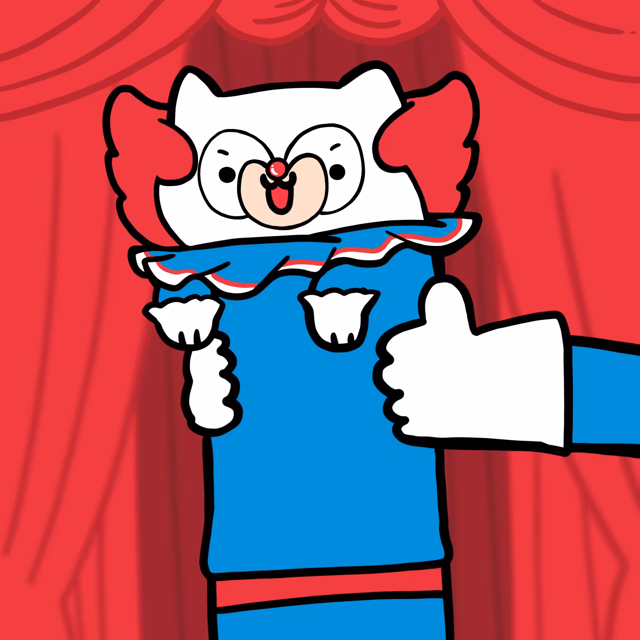 long long Bozo cat 