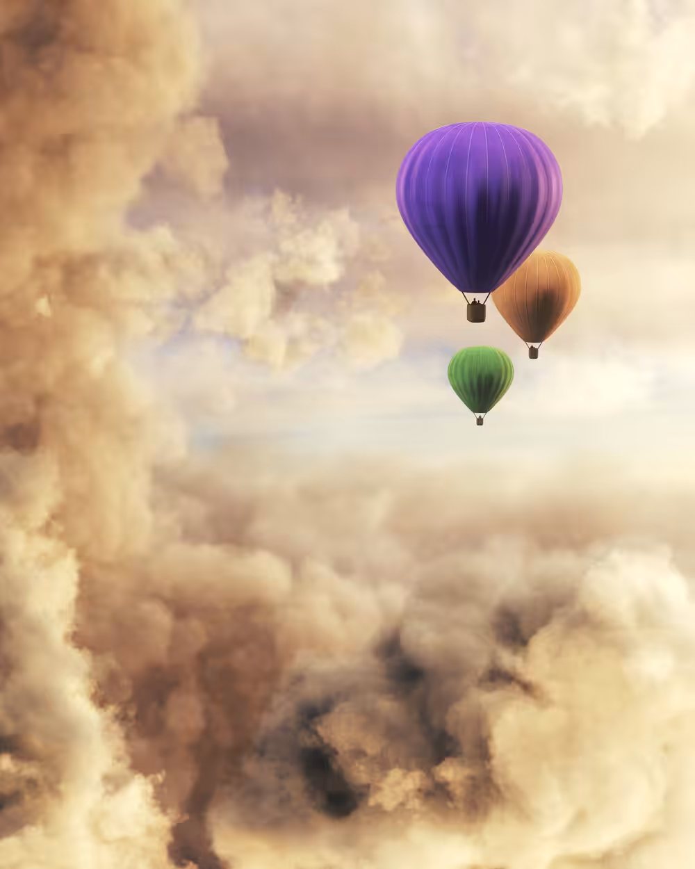 A journey through the clouds