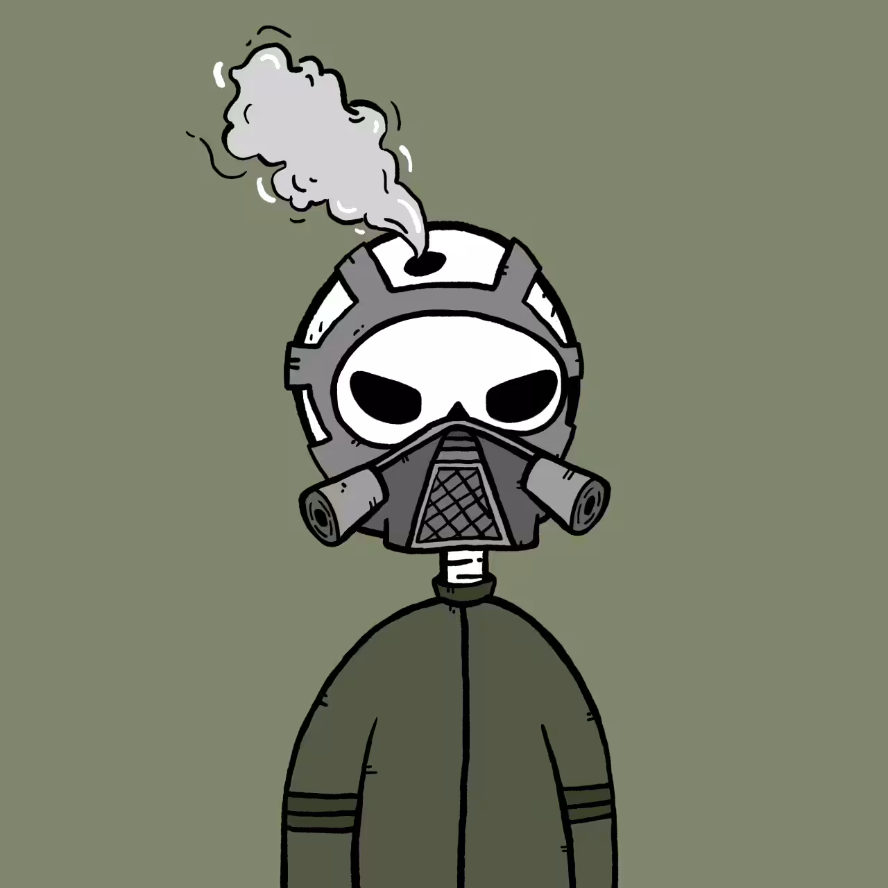 #048 Gas mask the dude