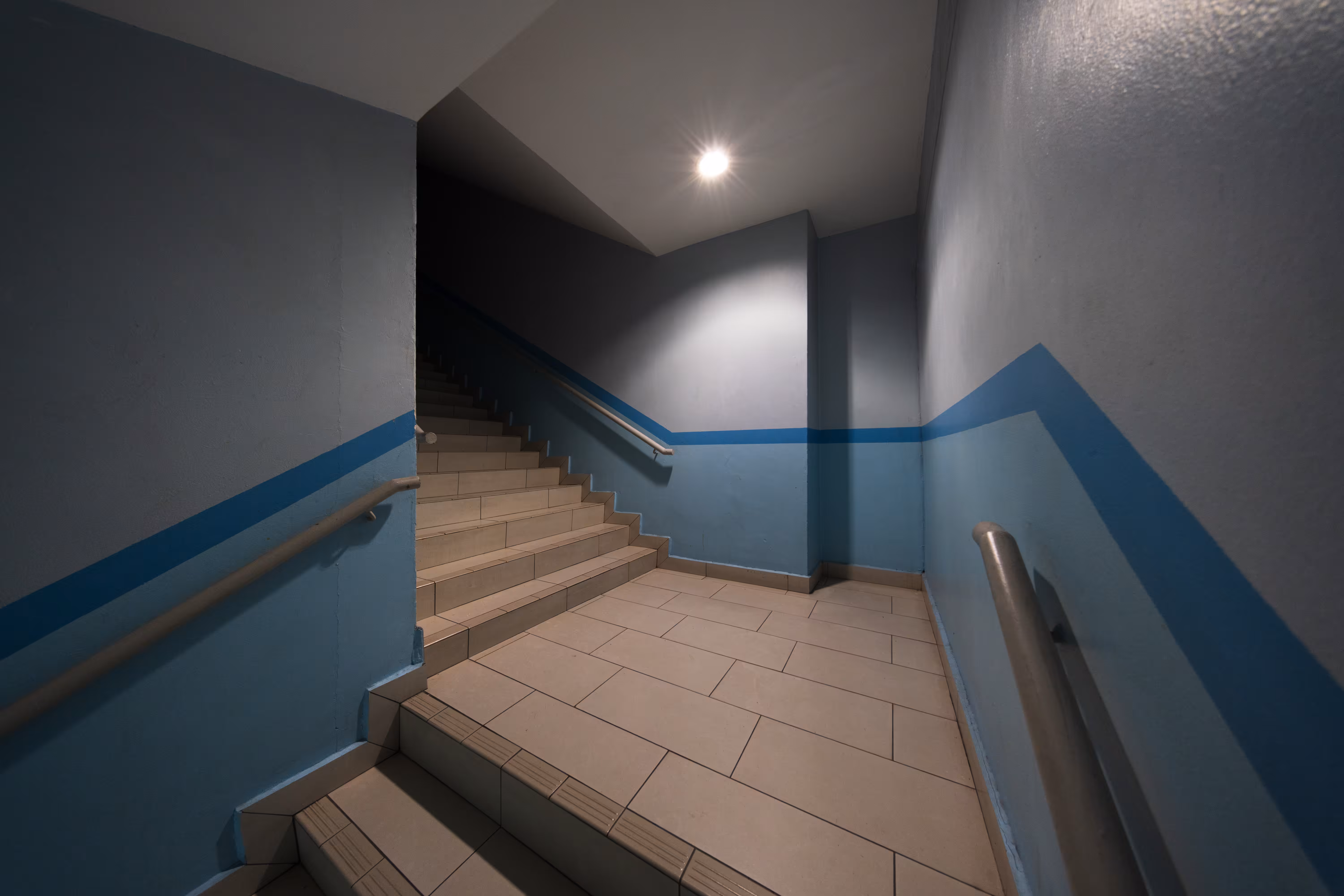 Halfway in the Stairs That Do Not Care Either Way