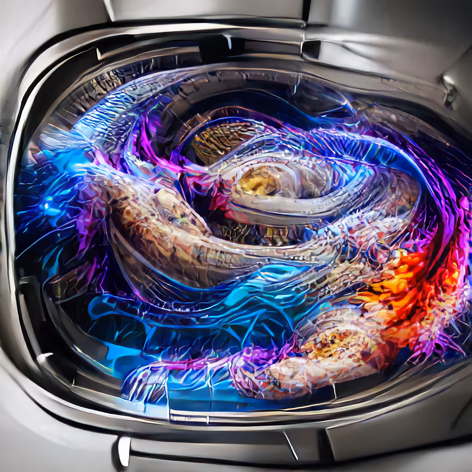 81. Swirling Galaxy in a Washing Machine