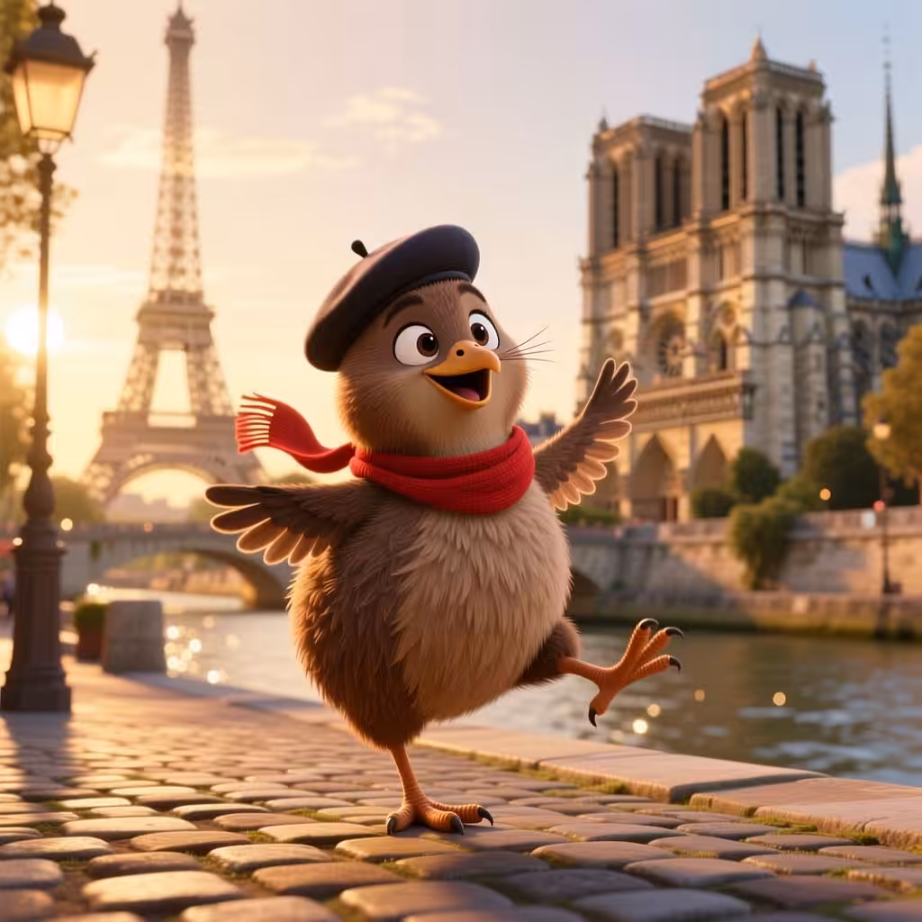 Kiwi in paris