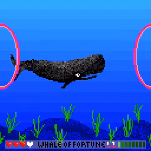 Whale of fortune for 5-5-5 art chalange
