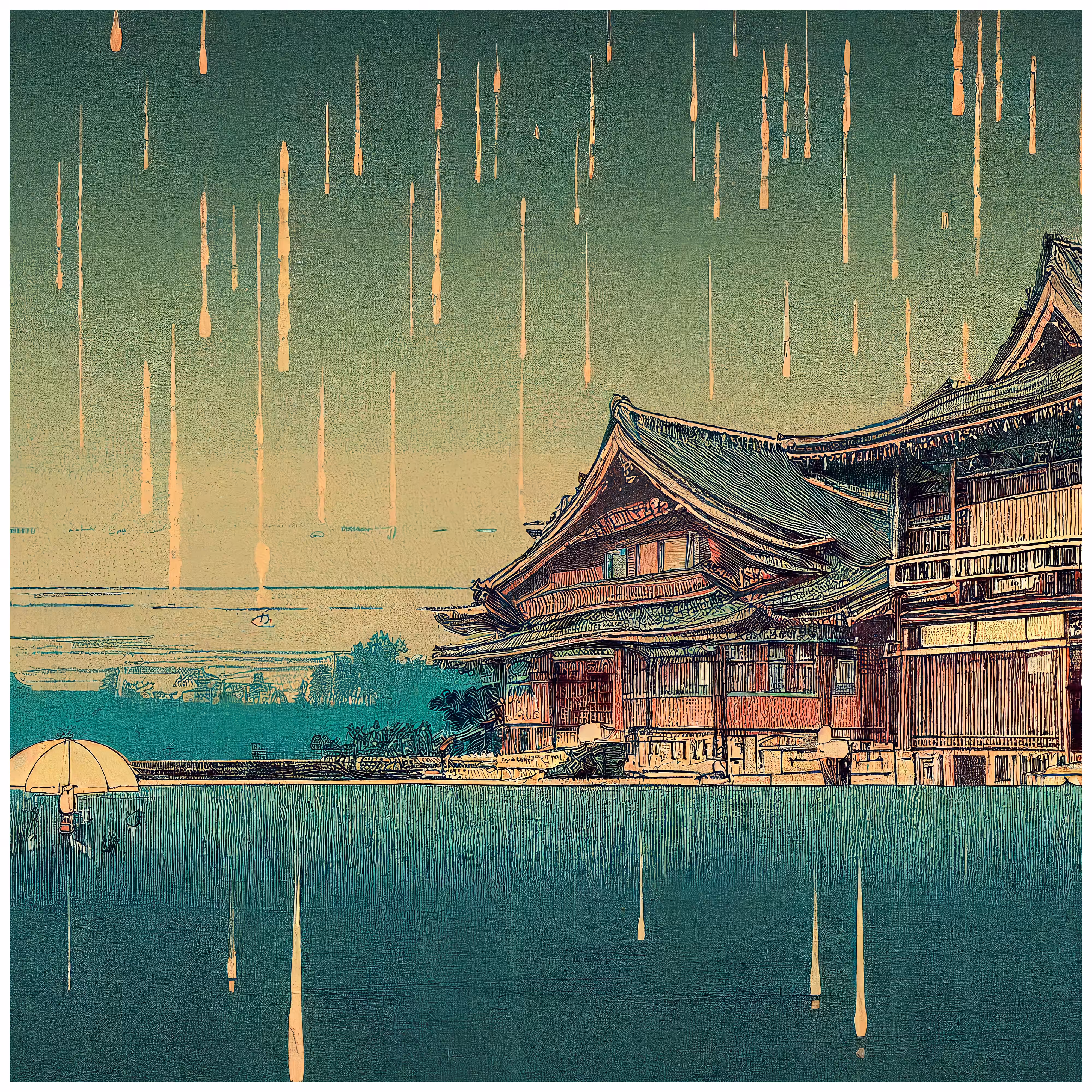 Afternoon rain