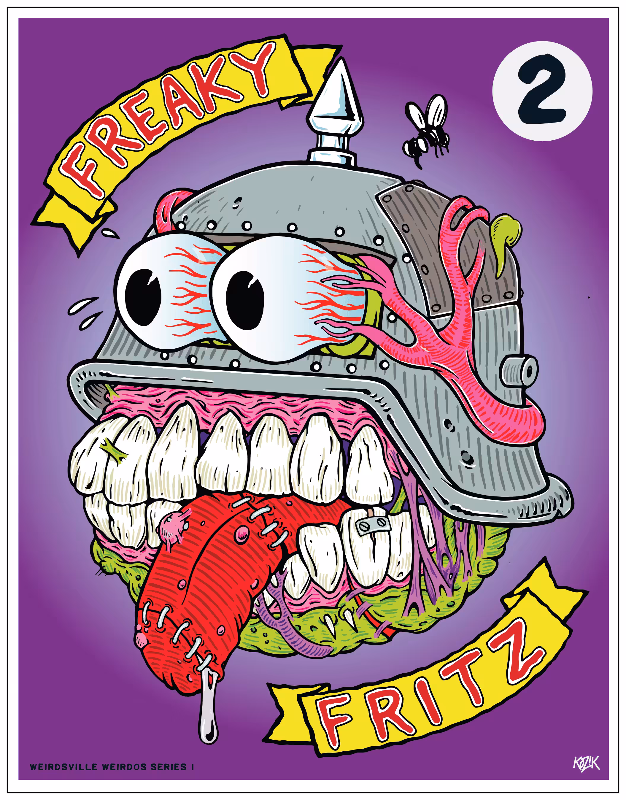 Weirdsville Wierdos Series 1 : Purple Fritz