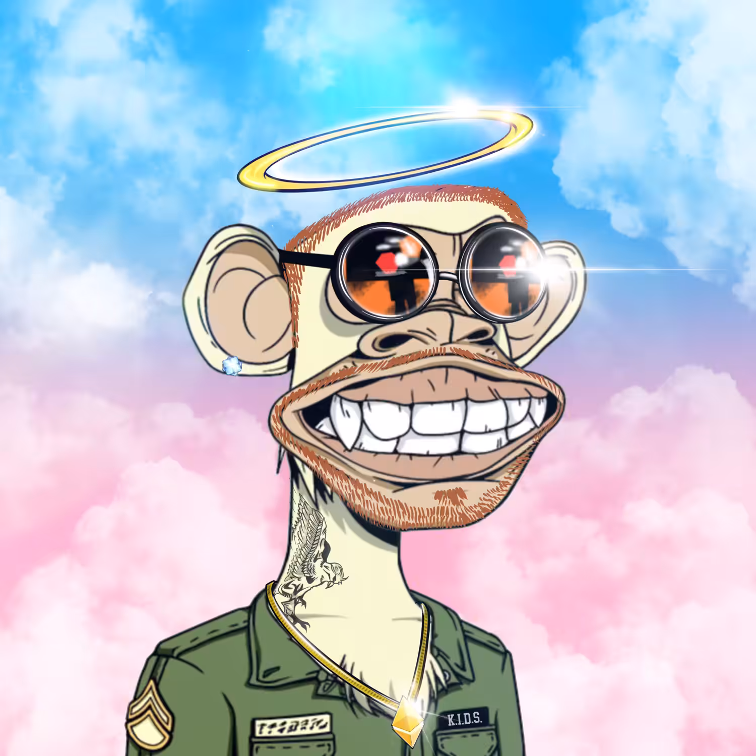 Bored Ape YC - Ascended Angel #6129