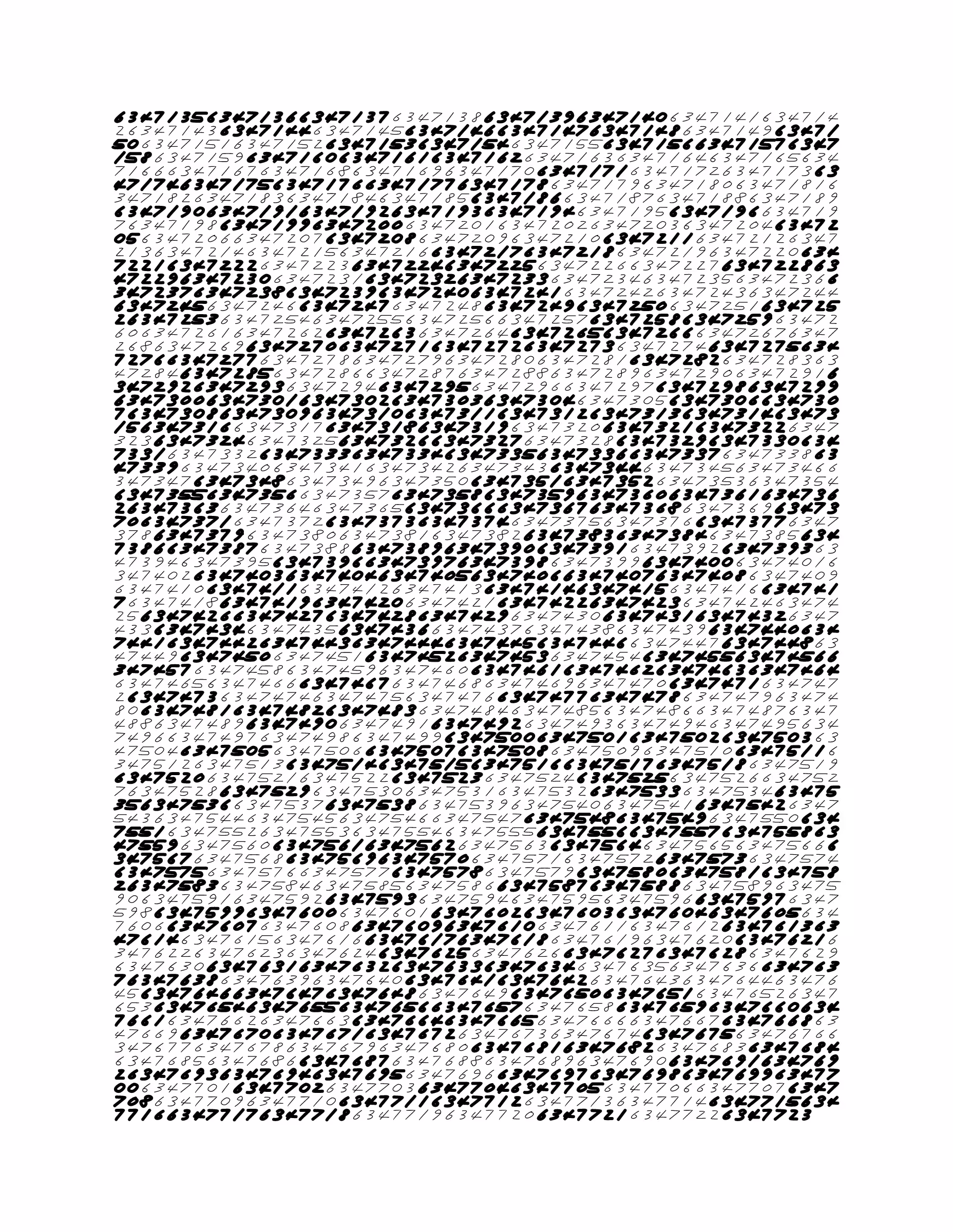 Endless (5,607,250 to Infinity) #2543