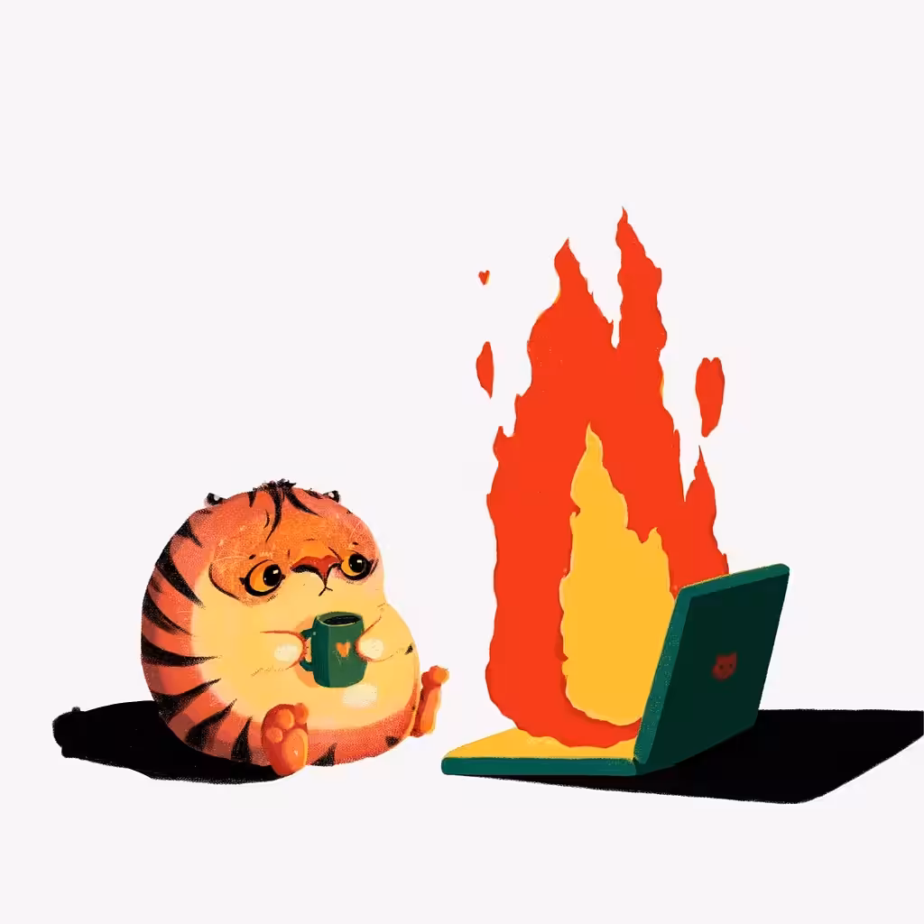 BURN-BURN MY LAPTOP!