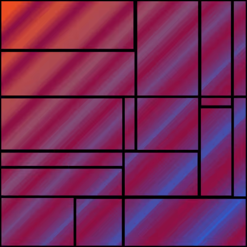 Stacked Mondrian #15