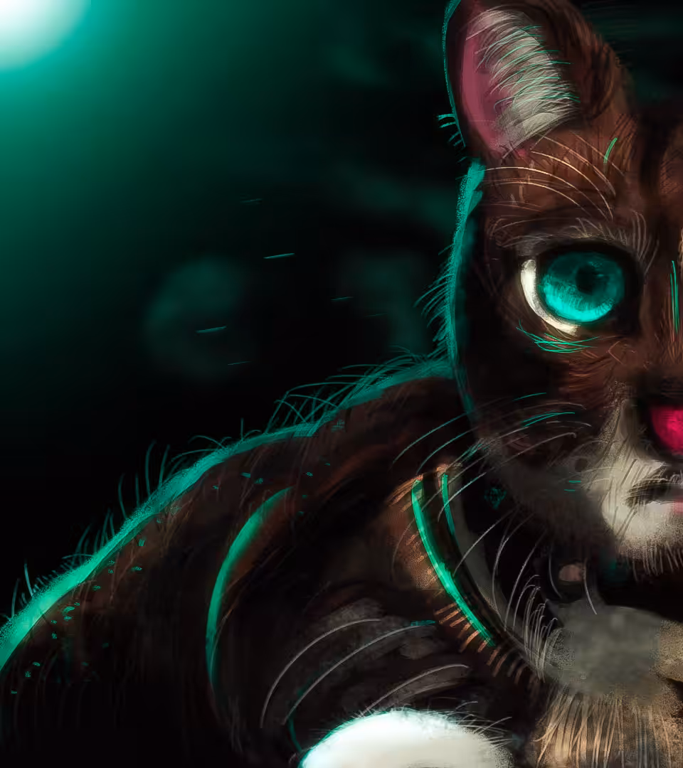GlowCat | Digital Painting