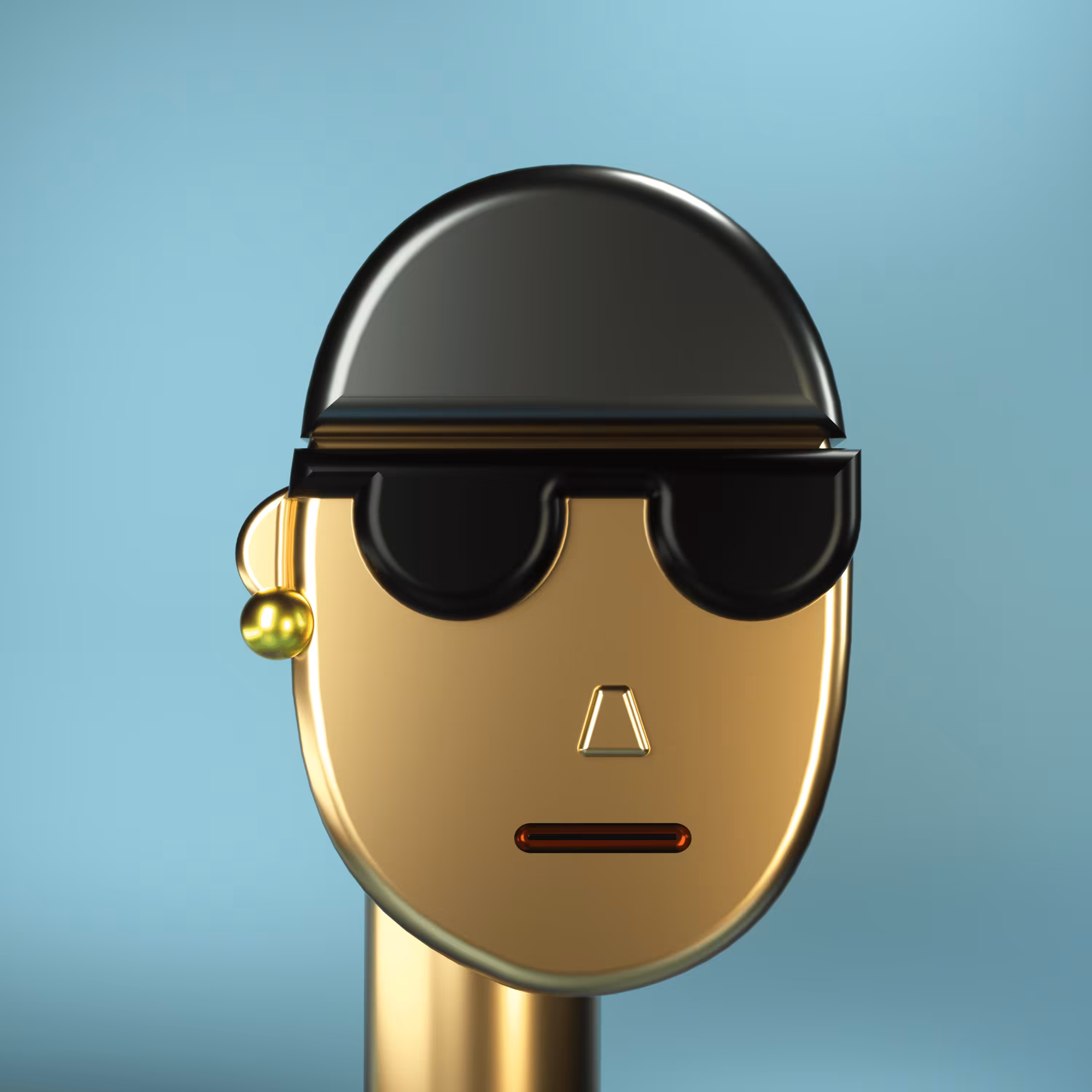 3D Chrome Punks: 3D Chrome Punk #0633