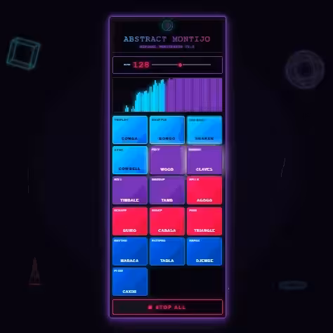 🔺 ABSTRACT MONTIJO – MINIMAL PERCUSSION V1.0
