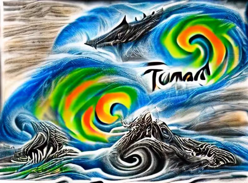Tornado and tsunami come in peace
