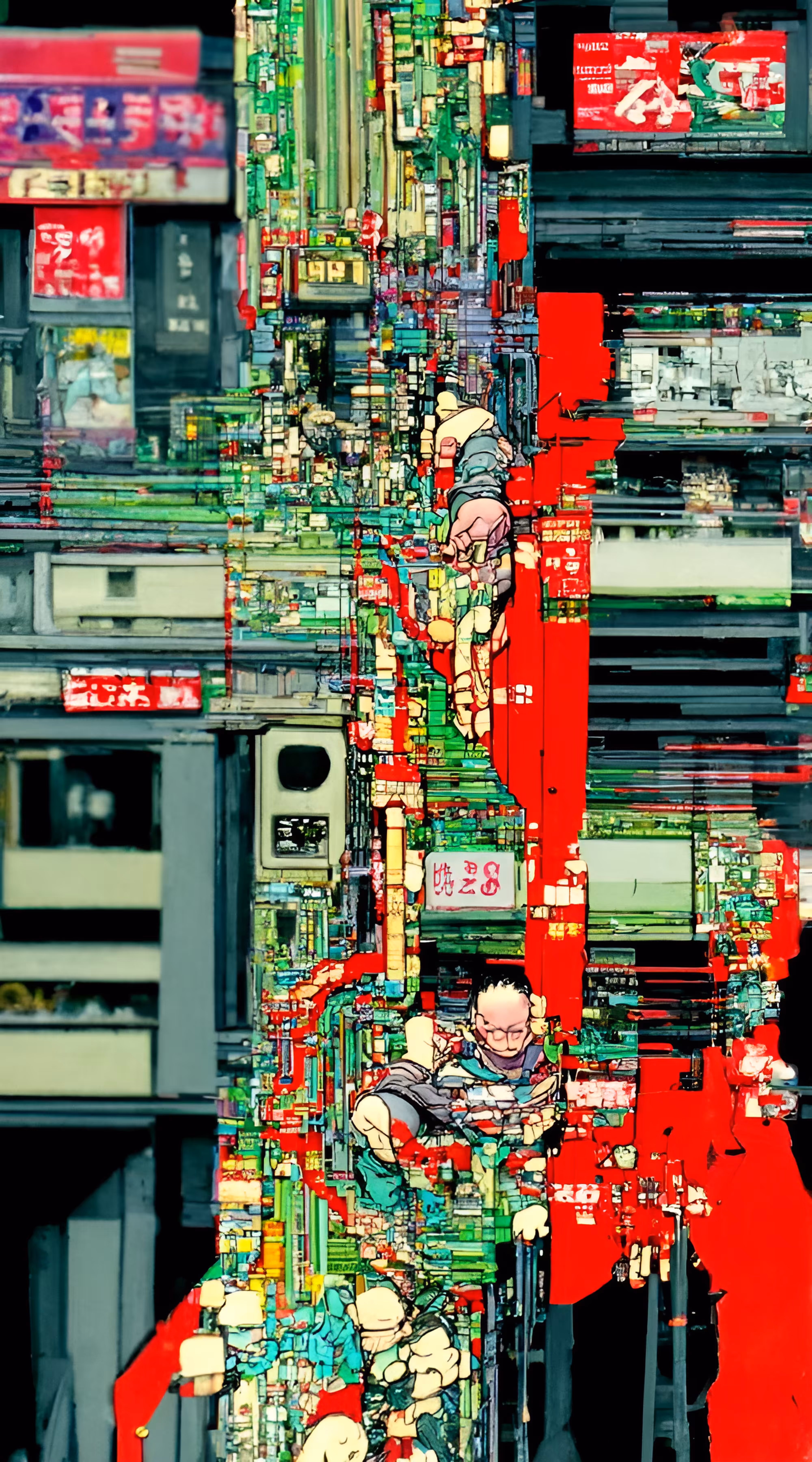 Glitch Circuitry 8K By Katsuhiro Otomo