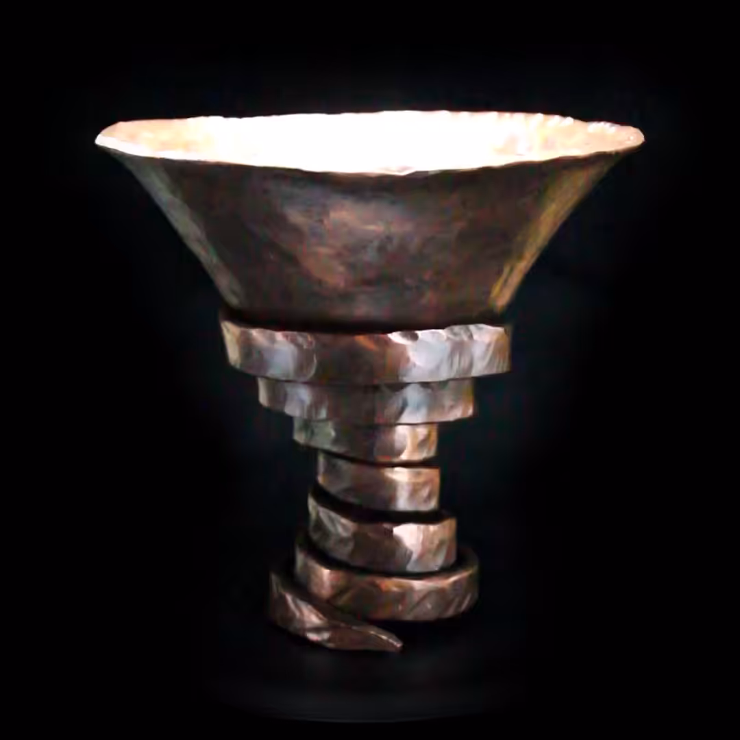 Copper Grail, Coiled Base