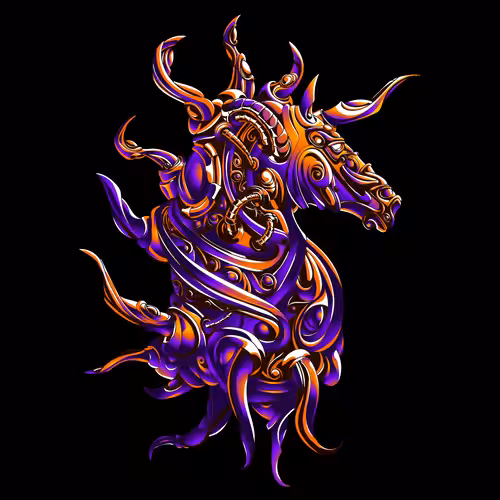 The Colorful Crypto Horse: Crypto Horse #92