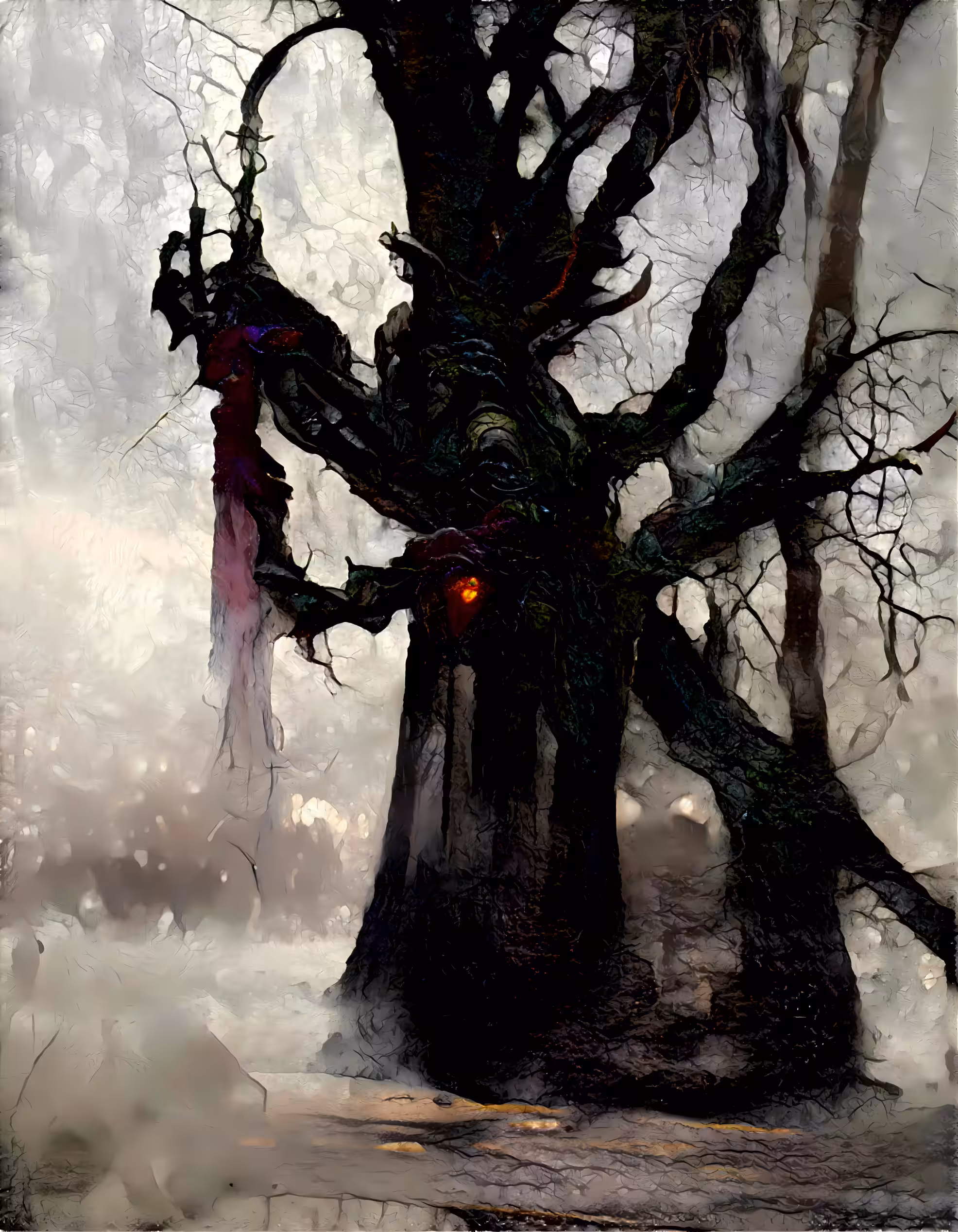 dark wood