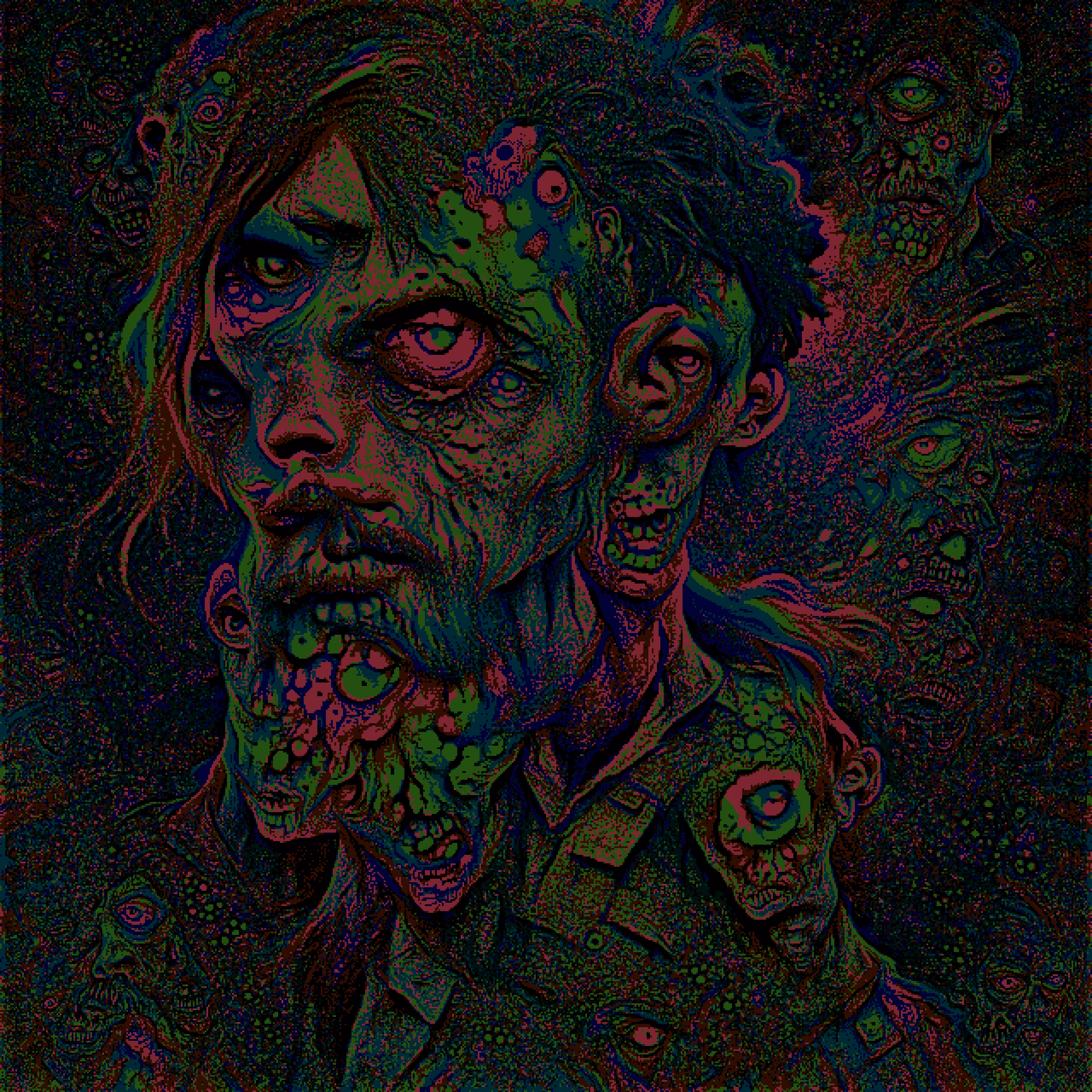 Zombie Portrait 48J