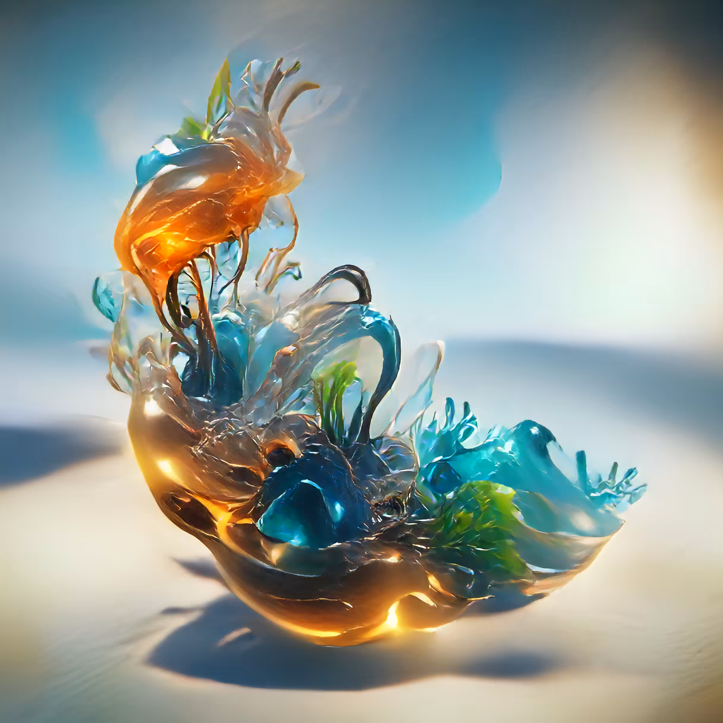 Glass Wave Crash