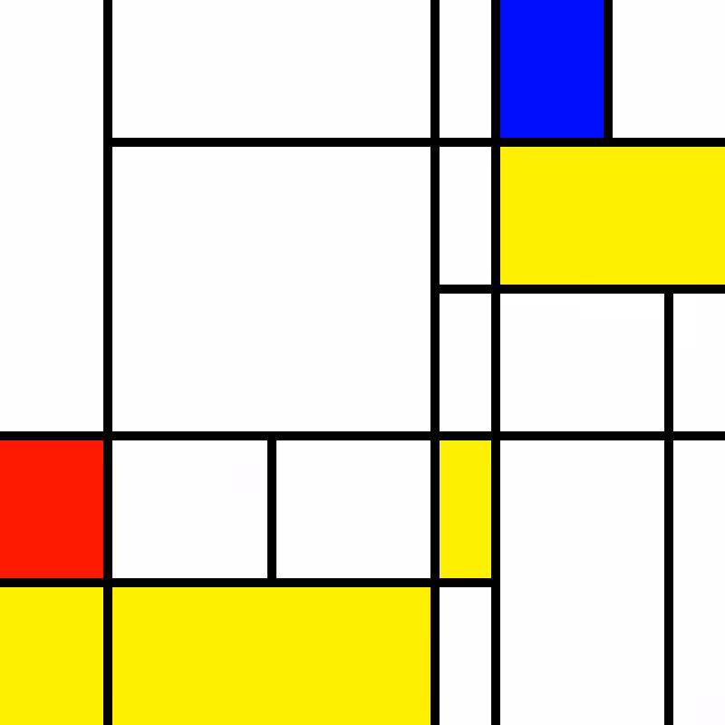 compositioninredblueandyellow.art, (NFT) #112