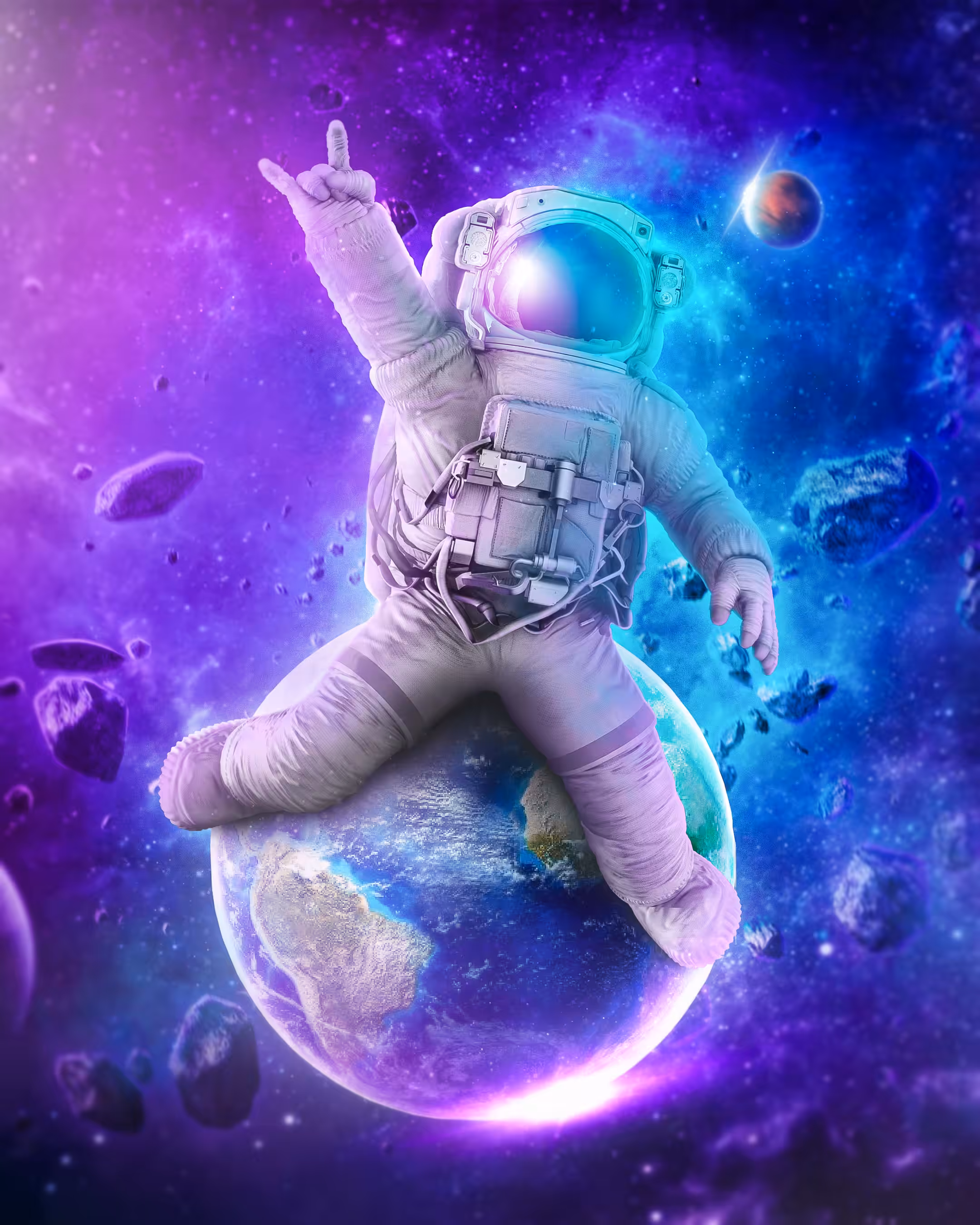 Cyberpunk Spaceman