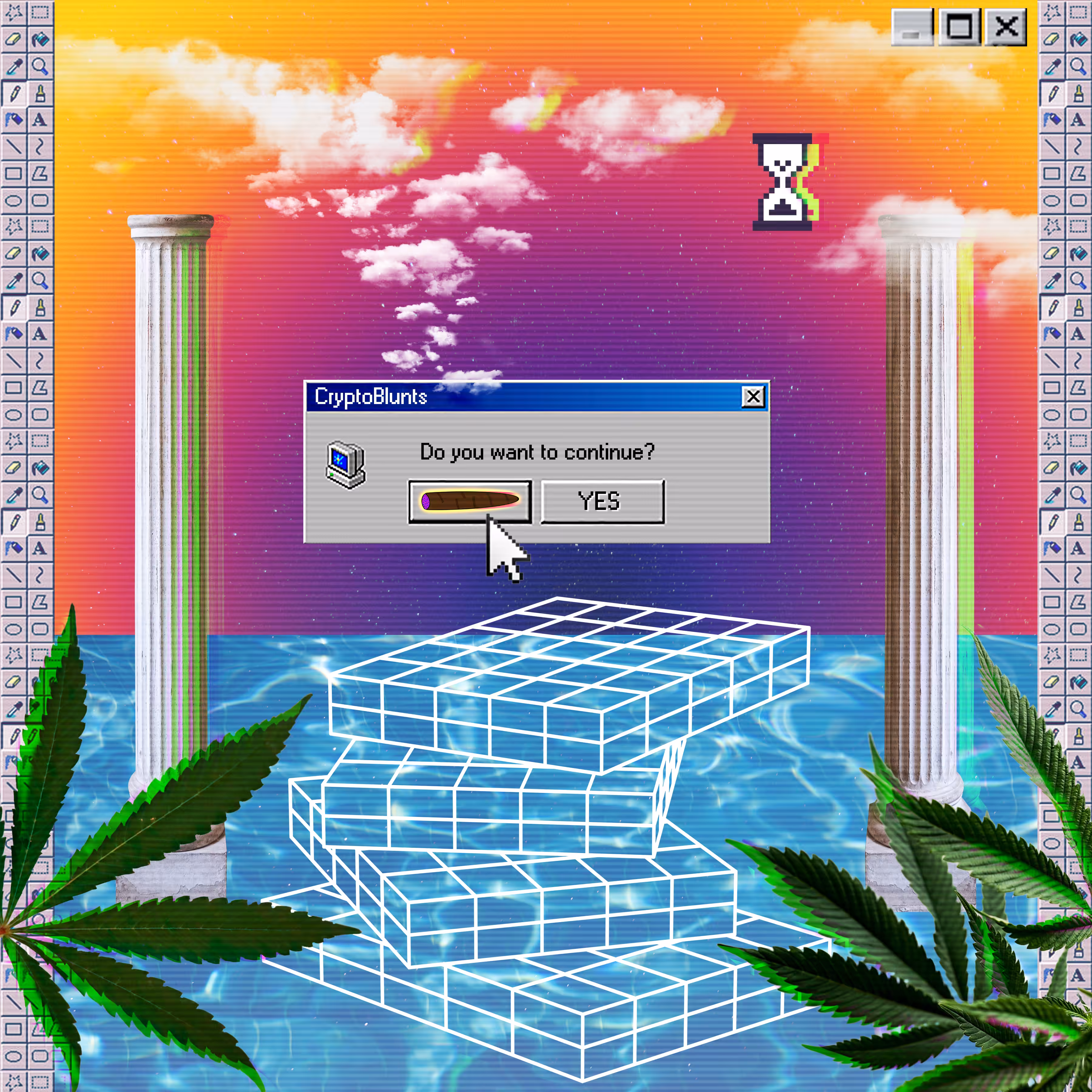 V A P O R W A V E DREAMS X CRYPTOBLUNTS #3/5