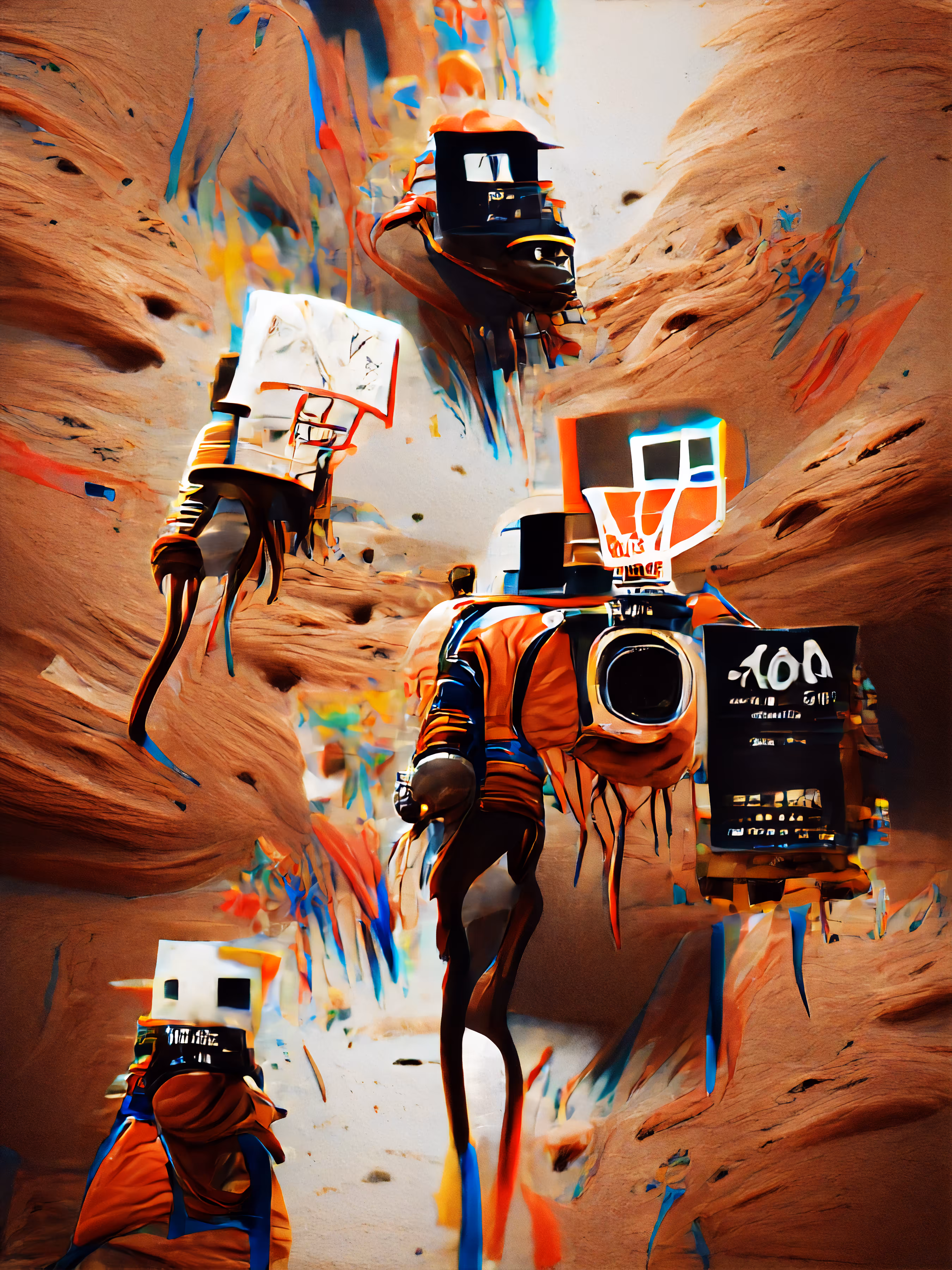 Walking on Mars