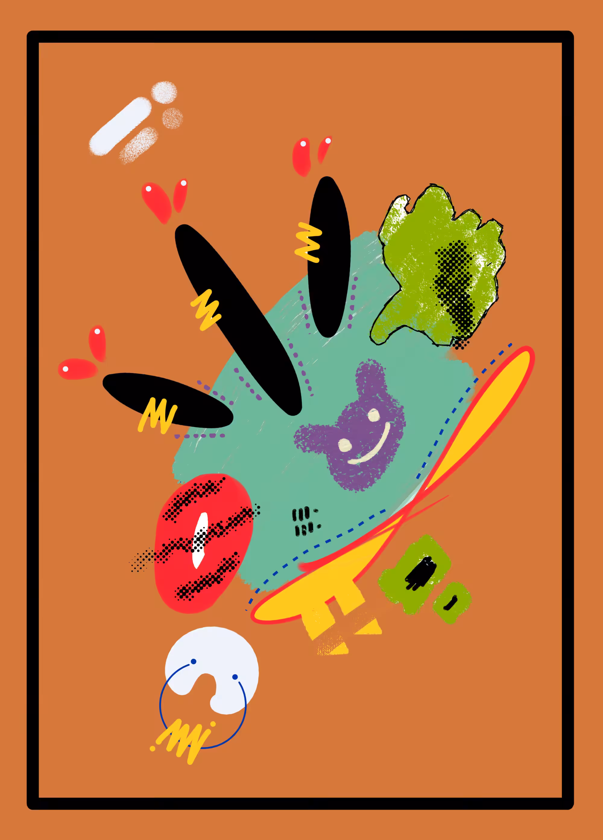 Art of abstraction / on Objkt.: Kinetic Whimsy 
