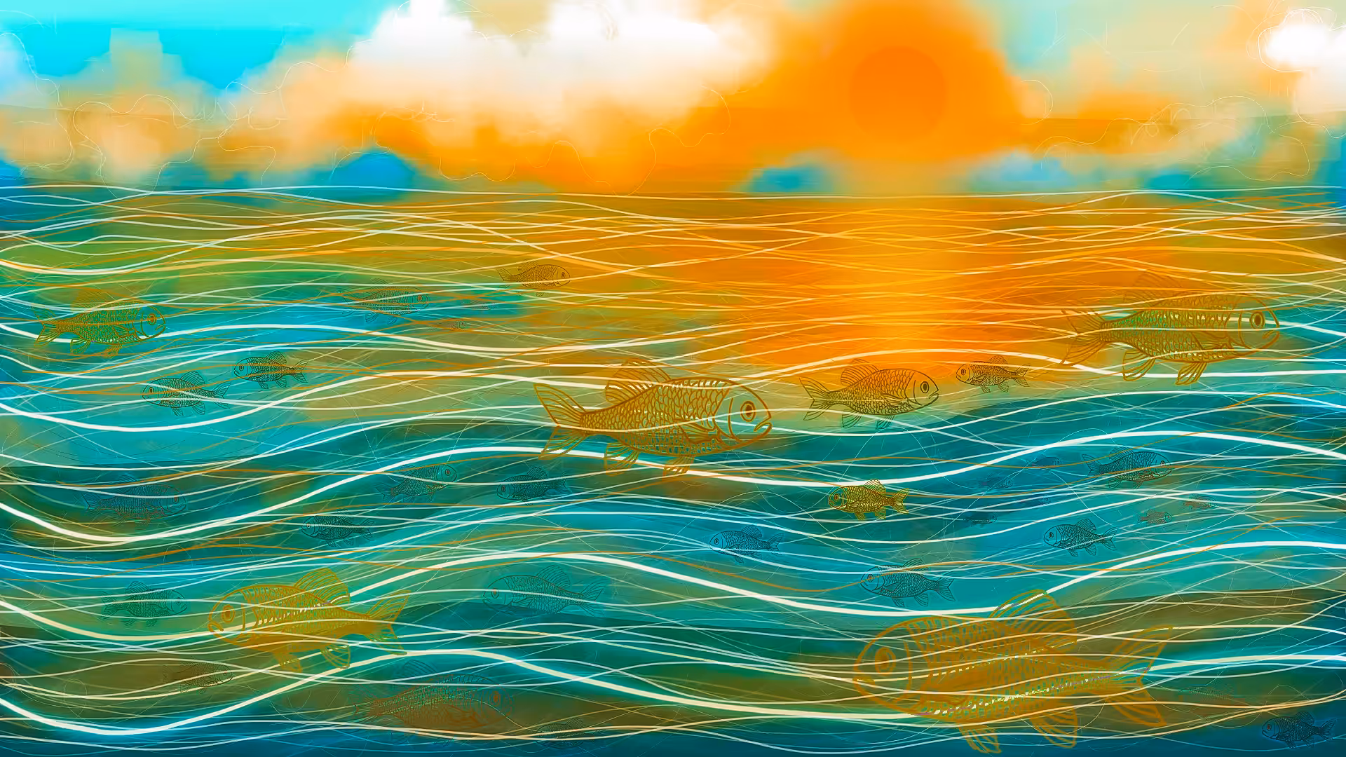 Dance of Light and Fish