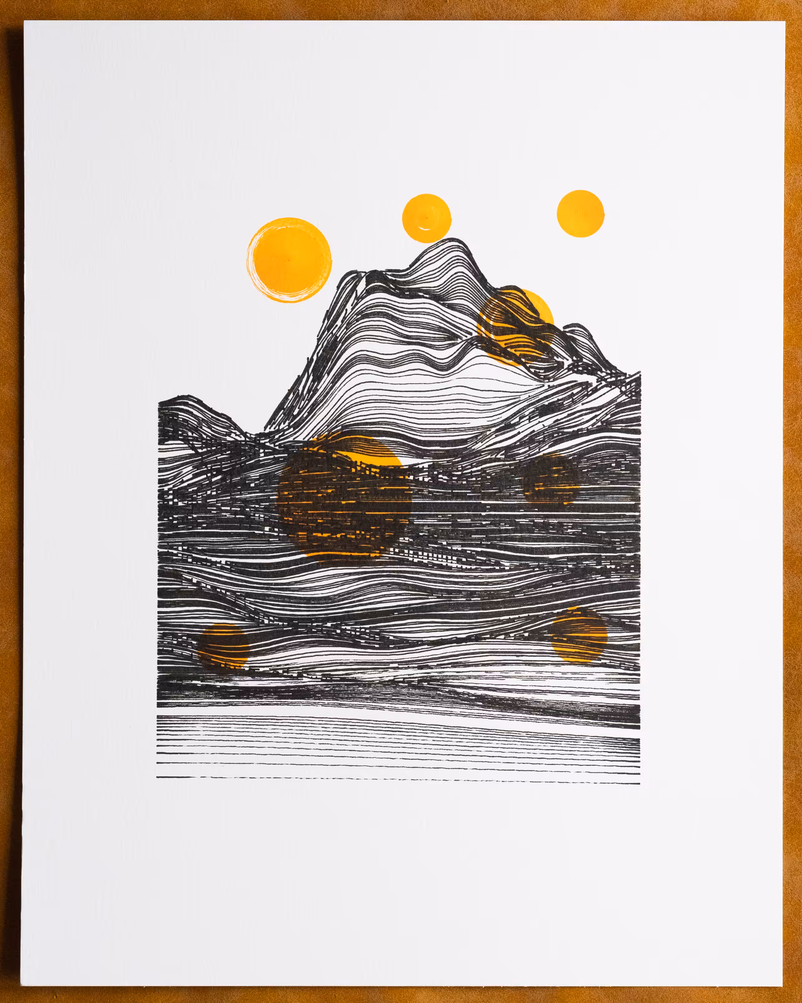Plotted Works: Mountain #1