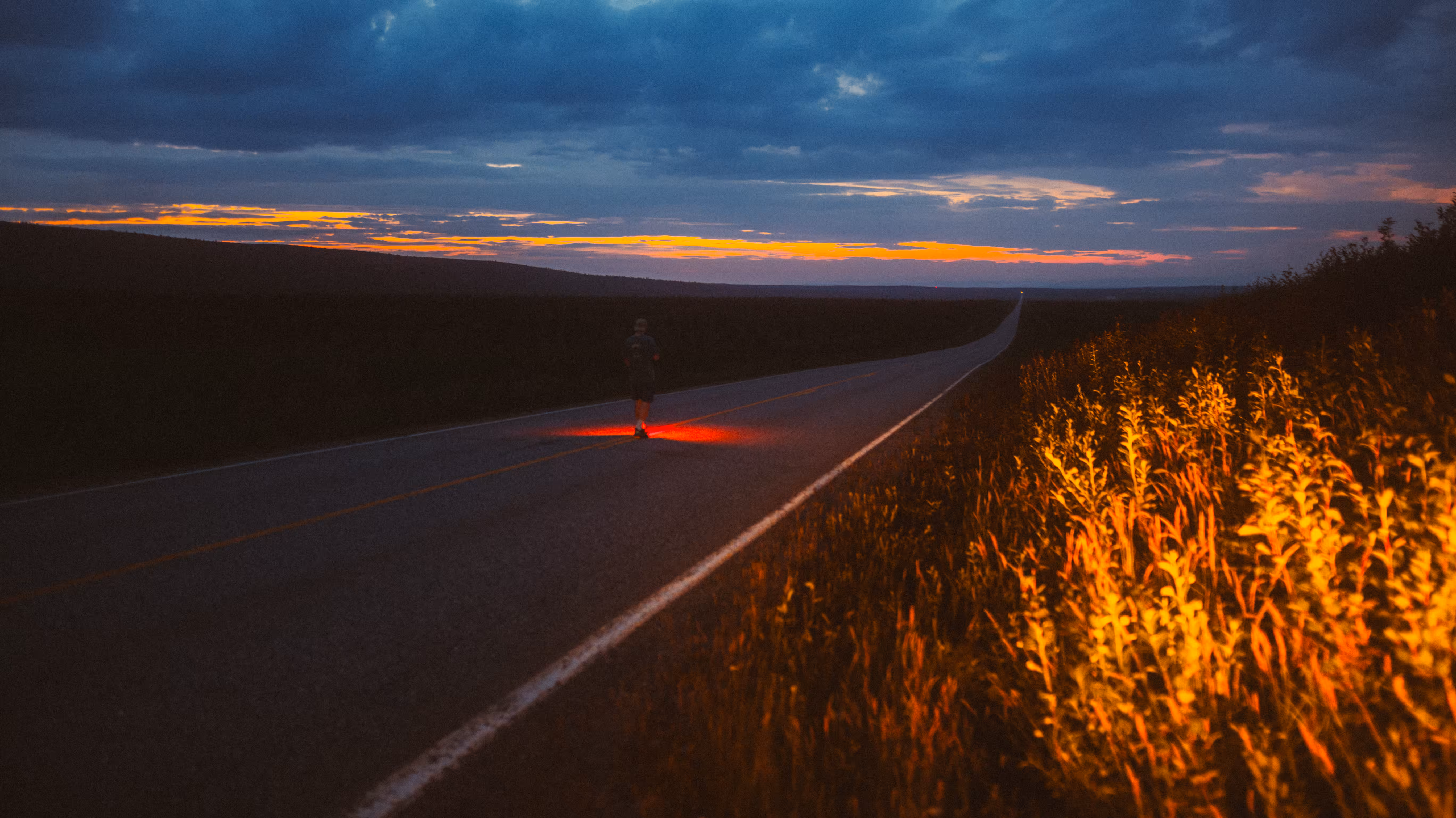 under the midnight sun