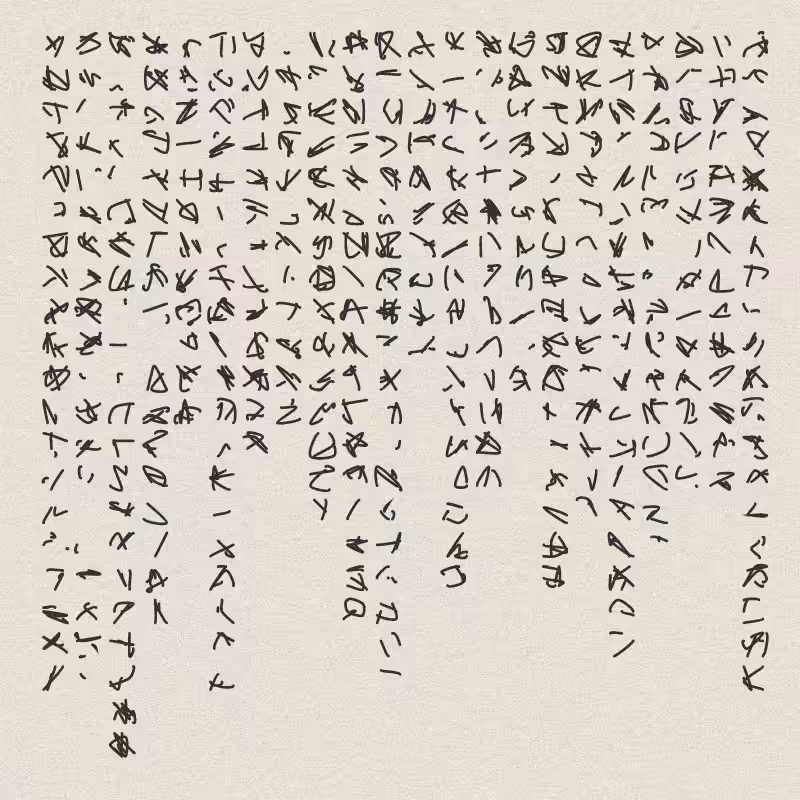 Asemic writing #21