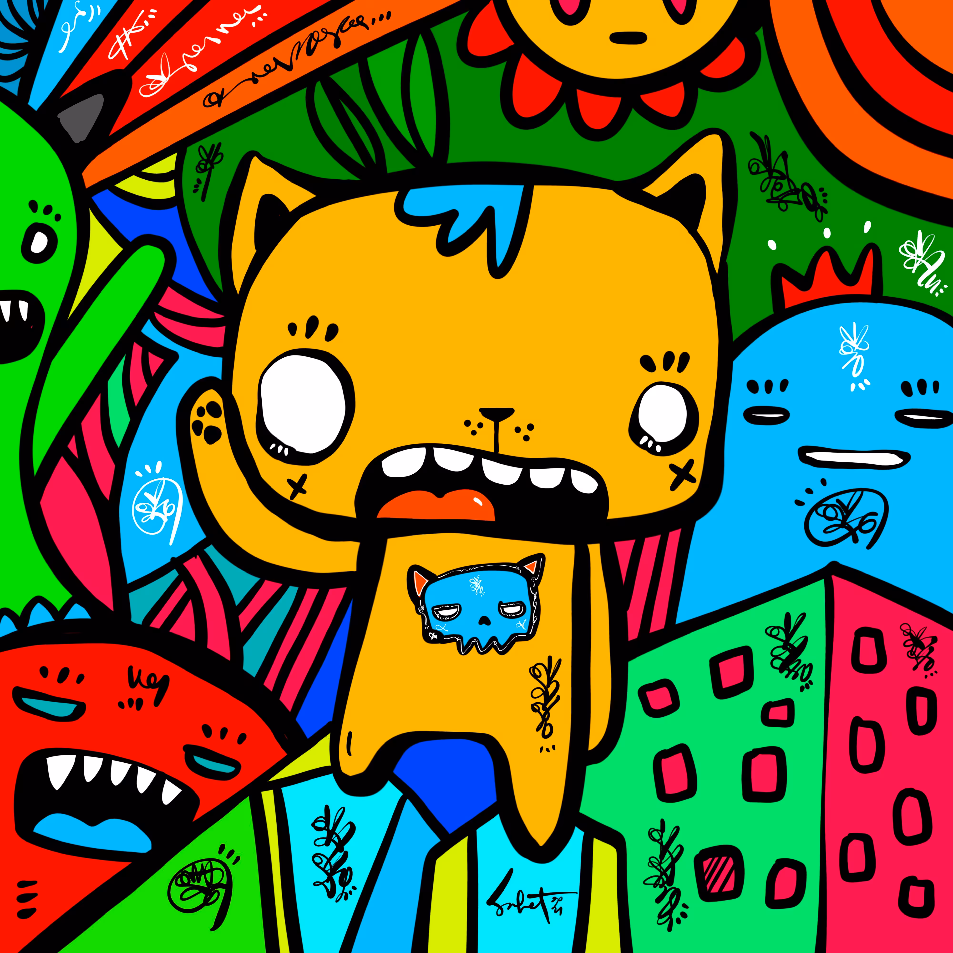 Ugly Kitties by Sabet #154