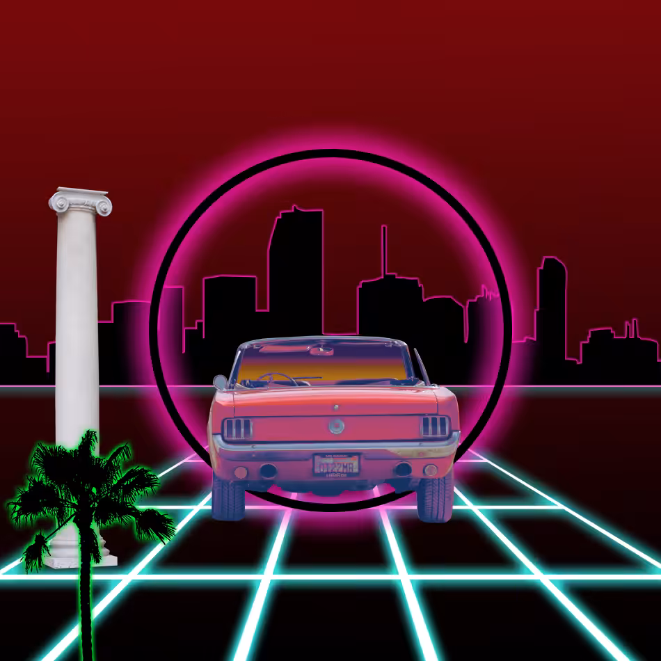 S Y N T H W A V E Nightlife Generator #53