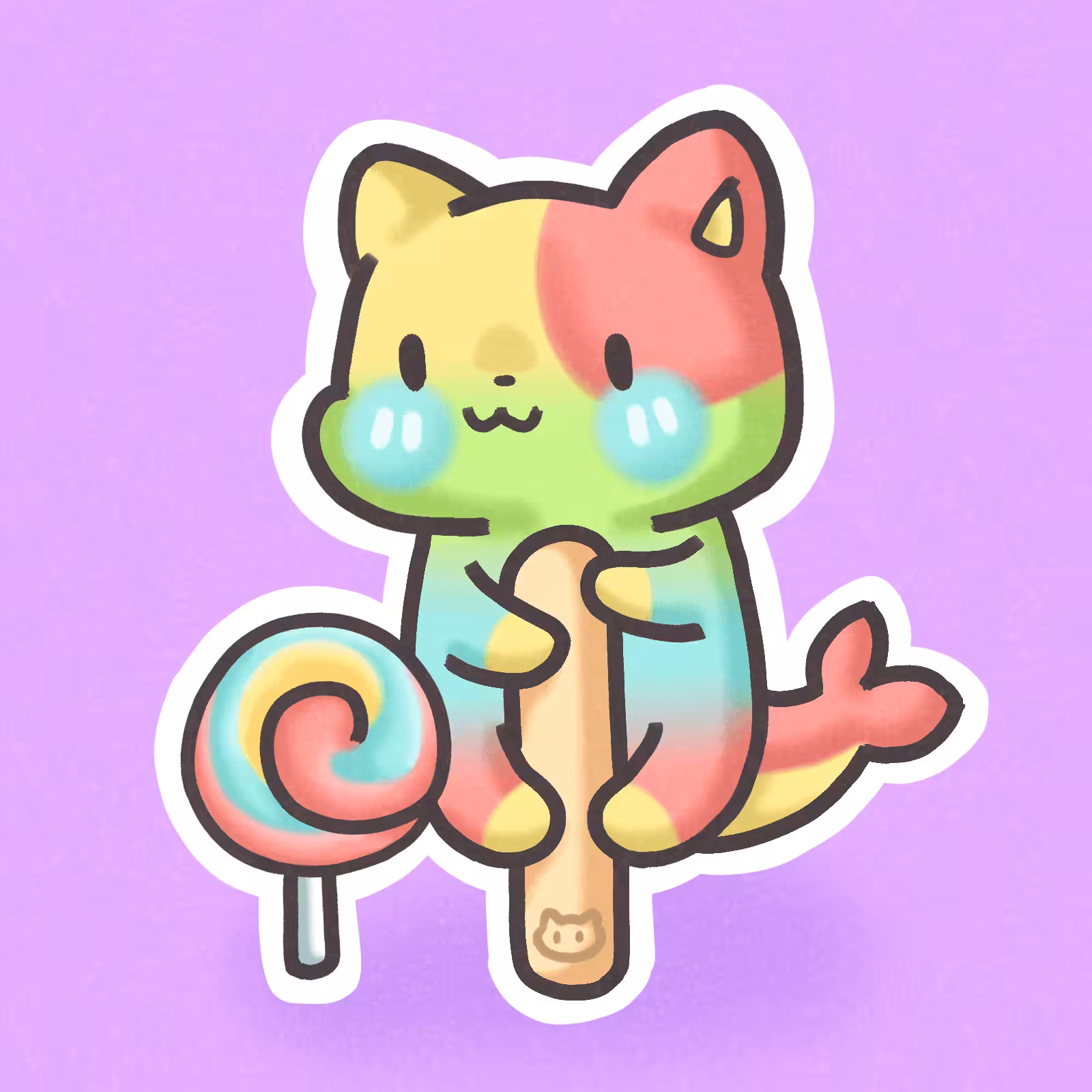 Jaboo rainbow popsicle #050