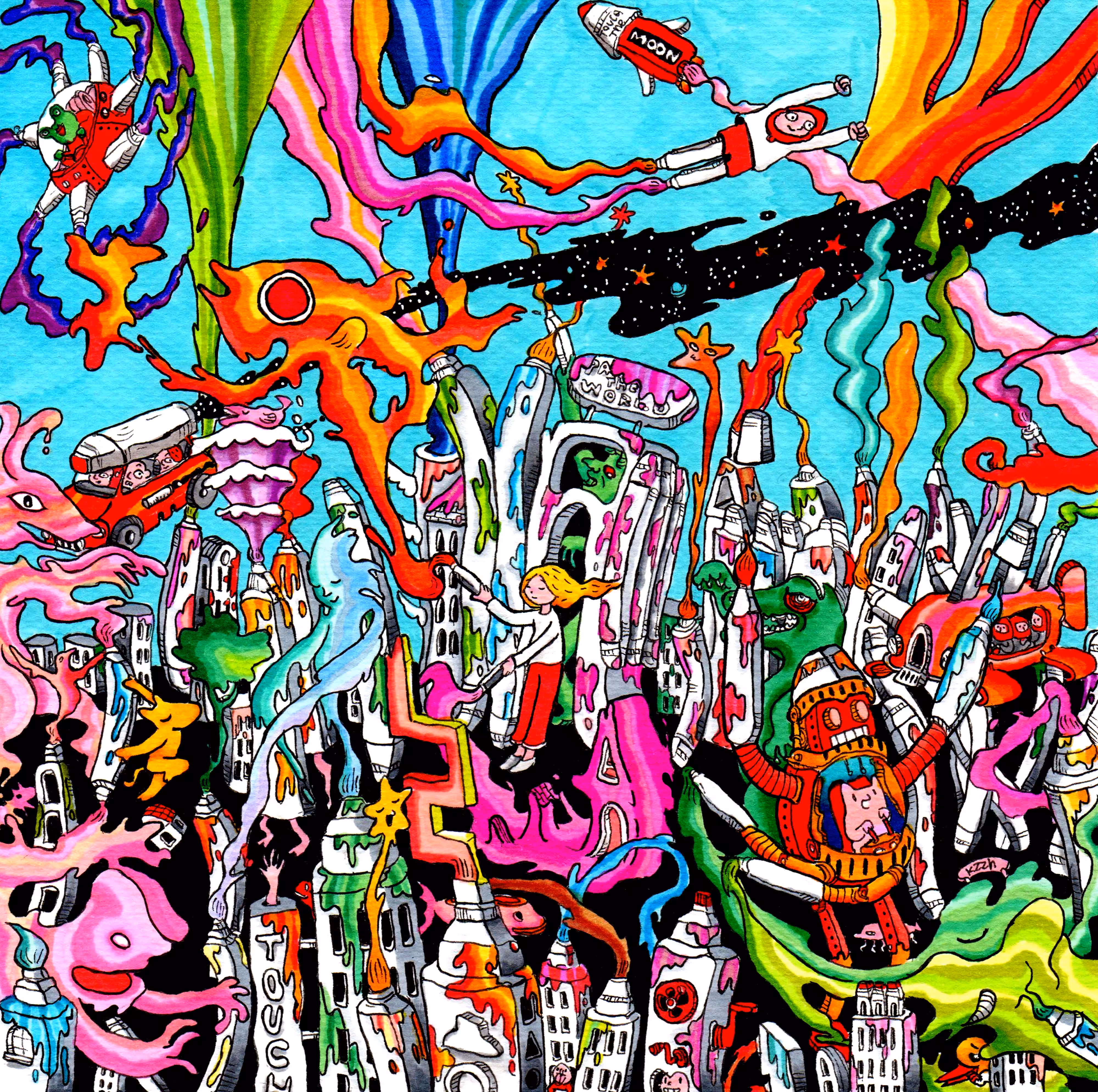 Touch the world with colors