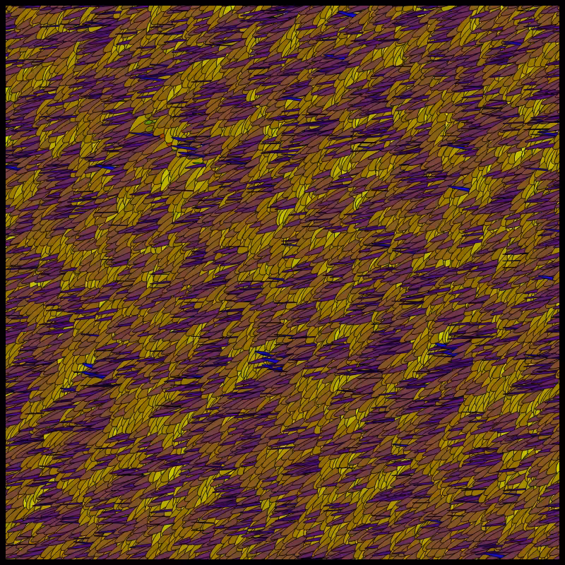 Flow Field Circles Triangle #12