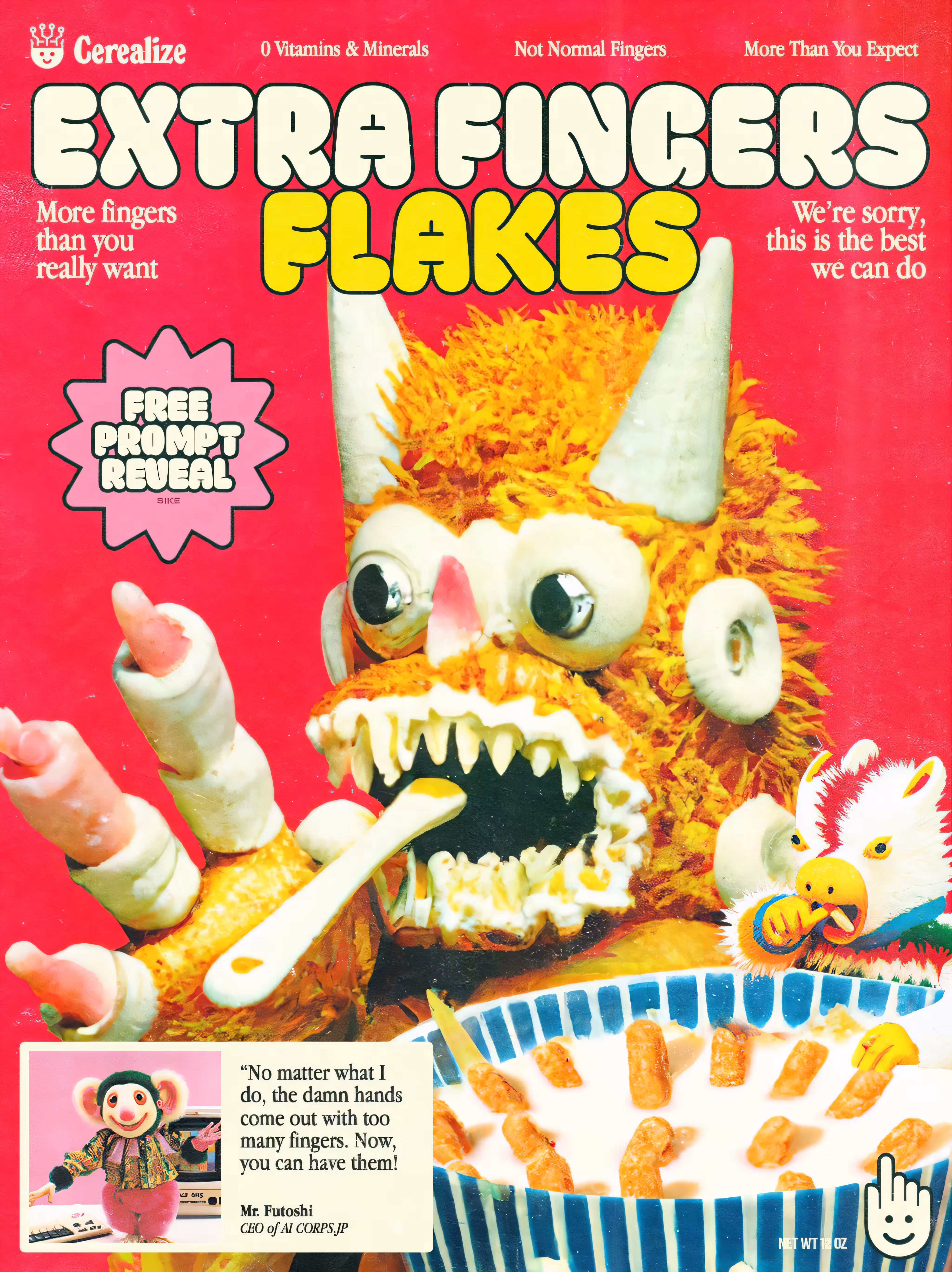 Extra Fingers Flakes