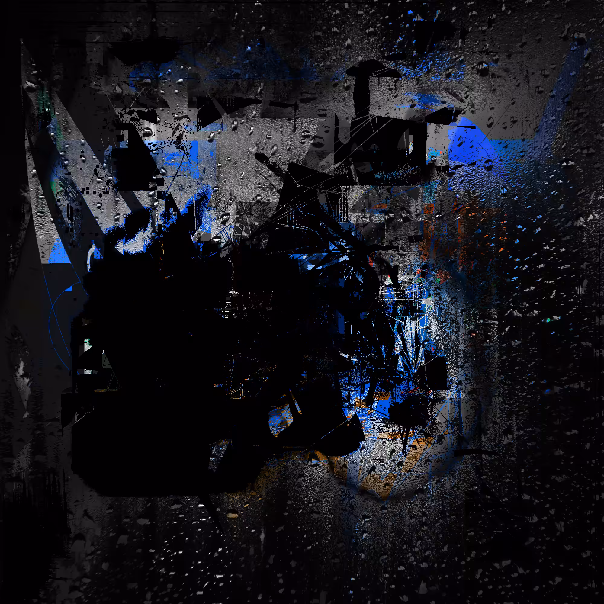 BLAUE SPINNE