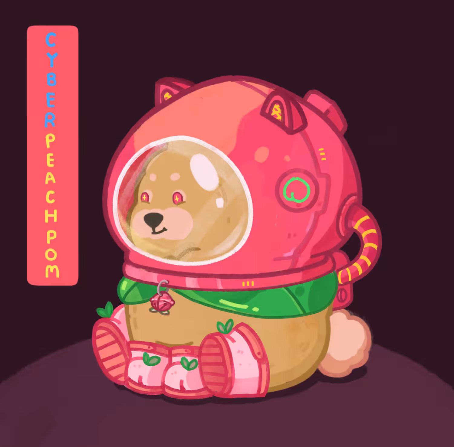 CYBER PEACH POM