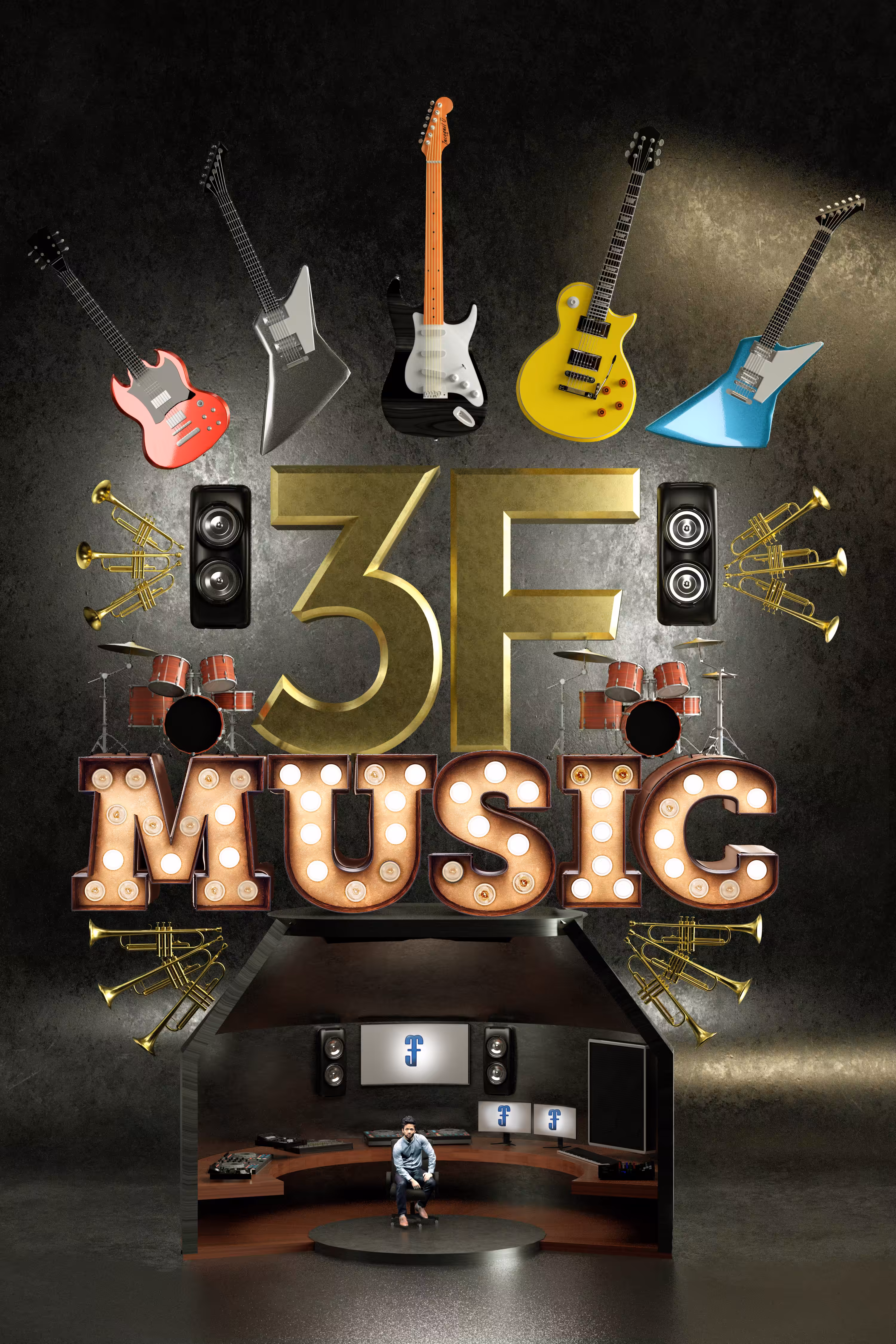 3F Music Tribute Art